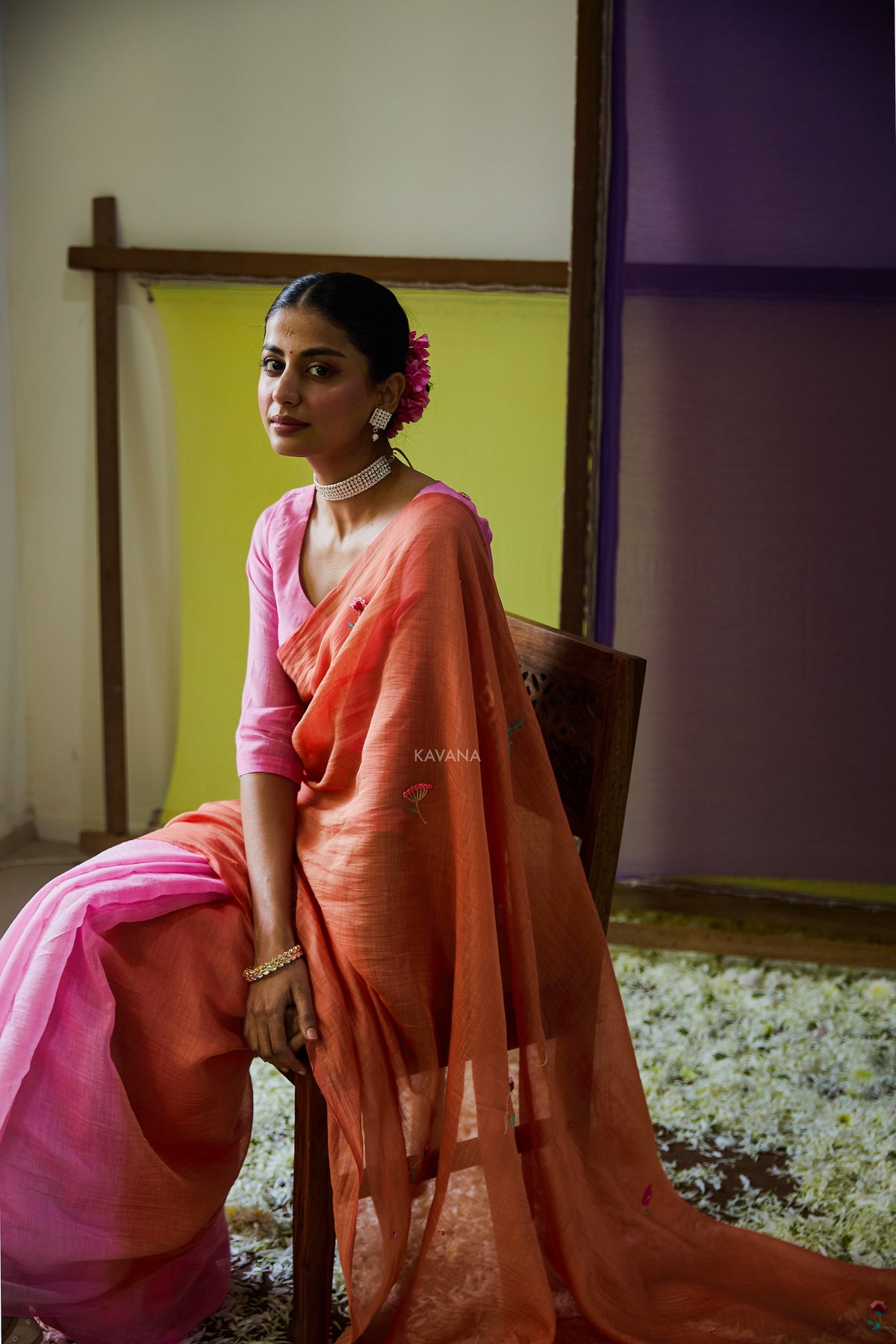 Organza Sari