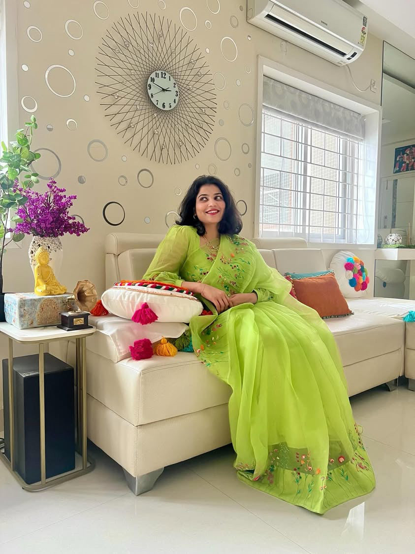 Kasturi Surbhi Silk Organza sari