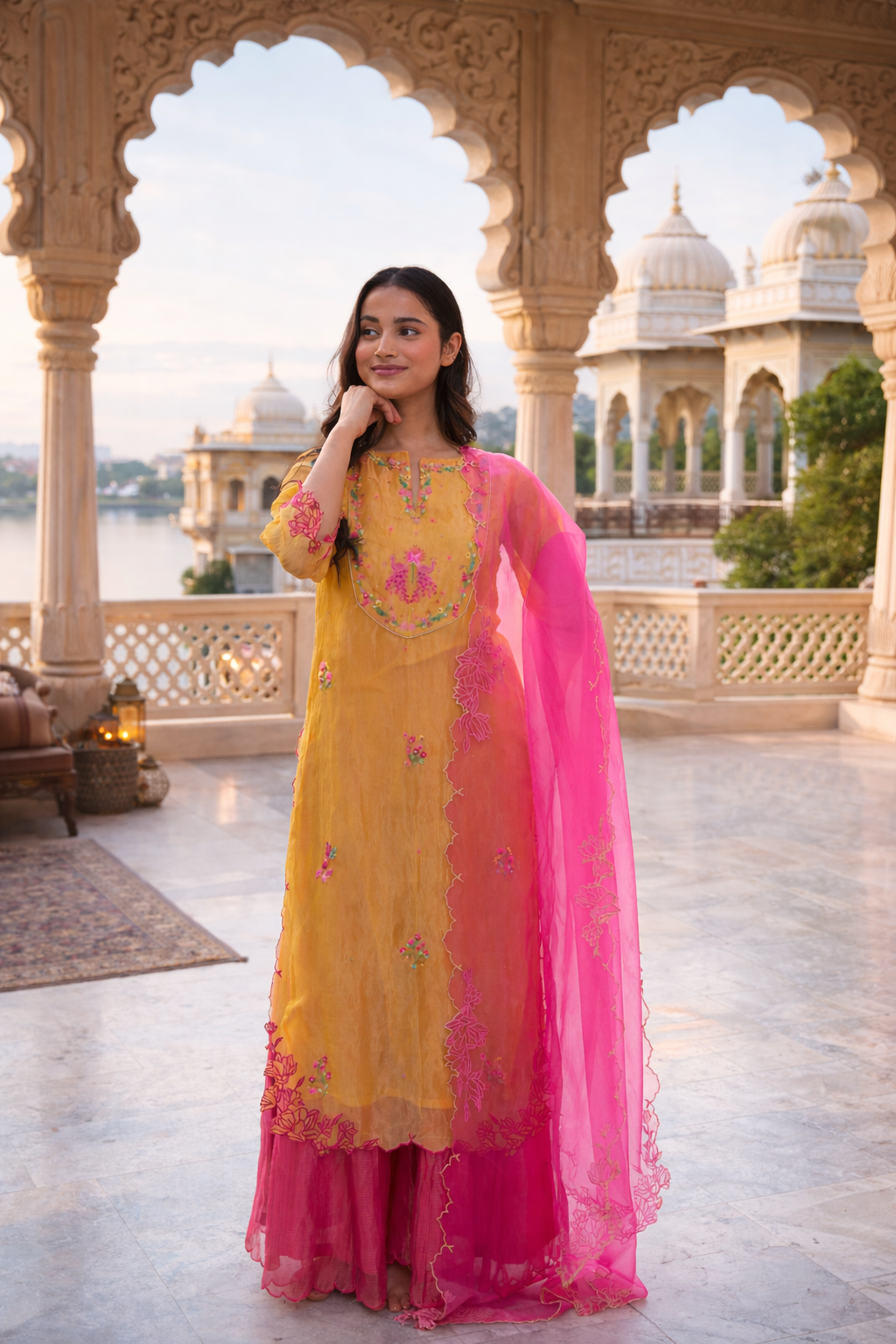 Rasiya Silk Tissue Kurta Set