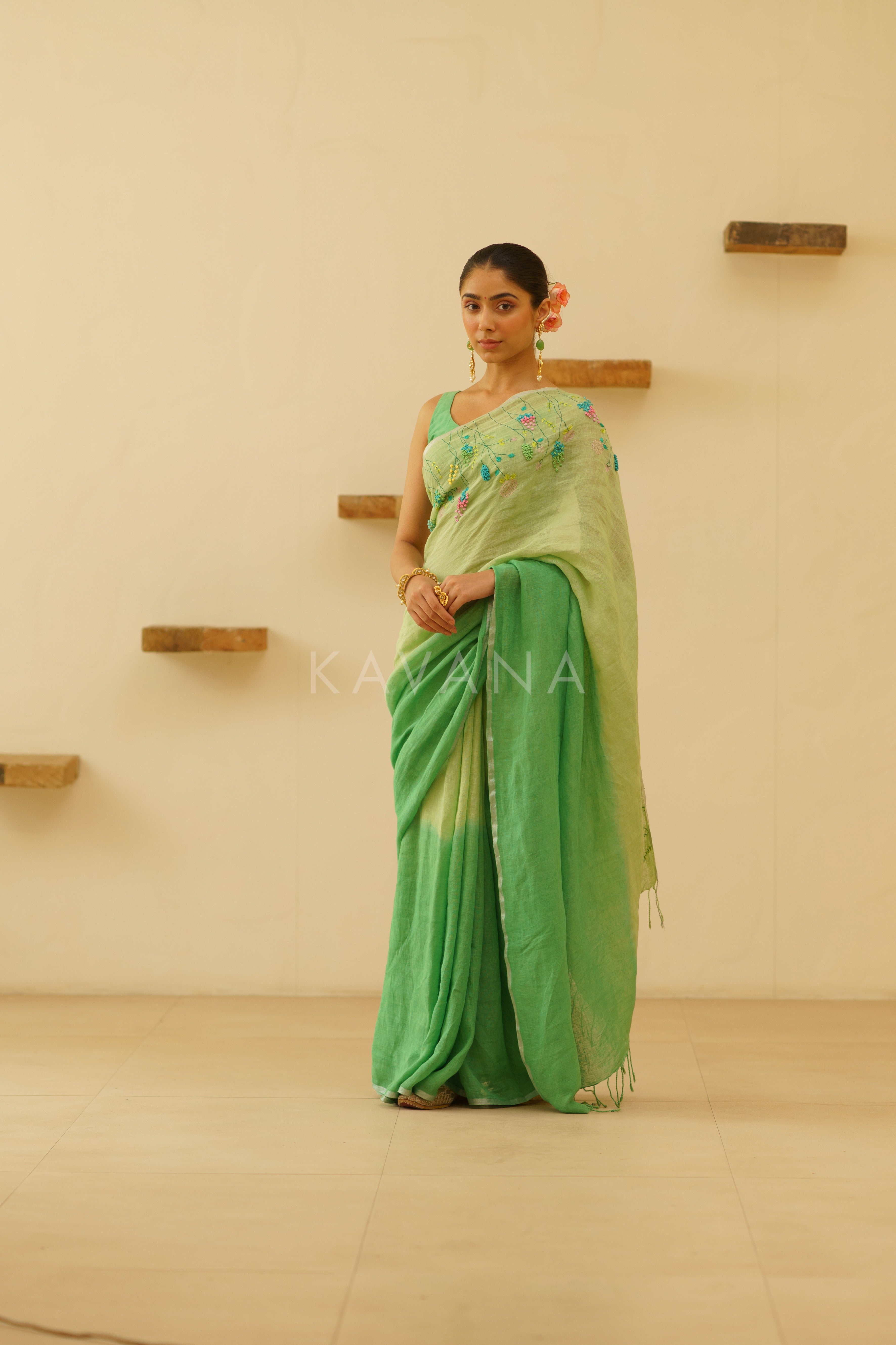Dharini Linen Sari