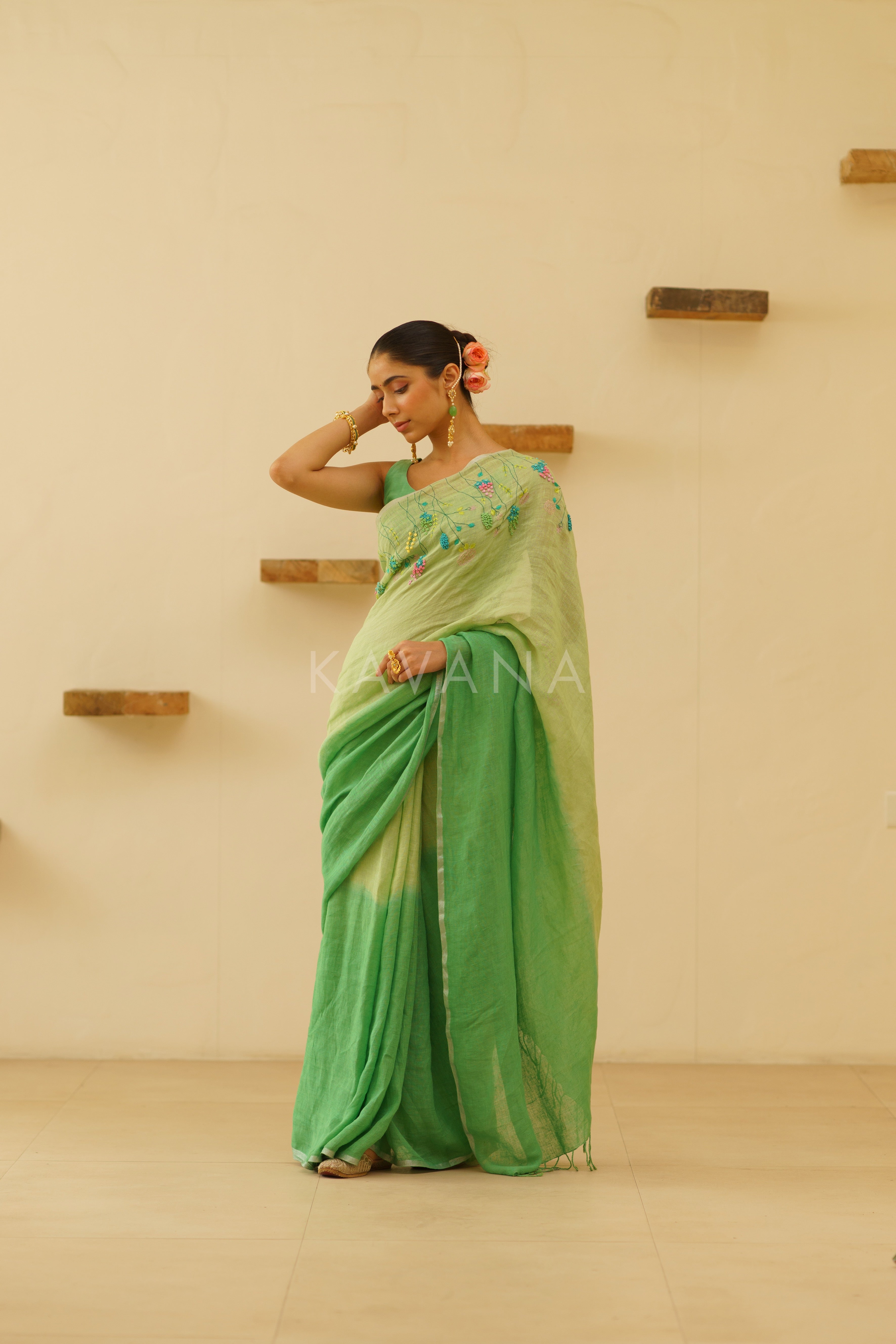 Dharini Linen Sari