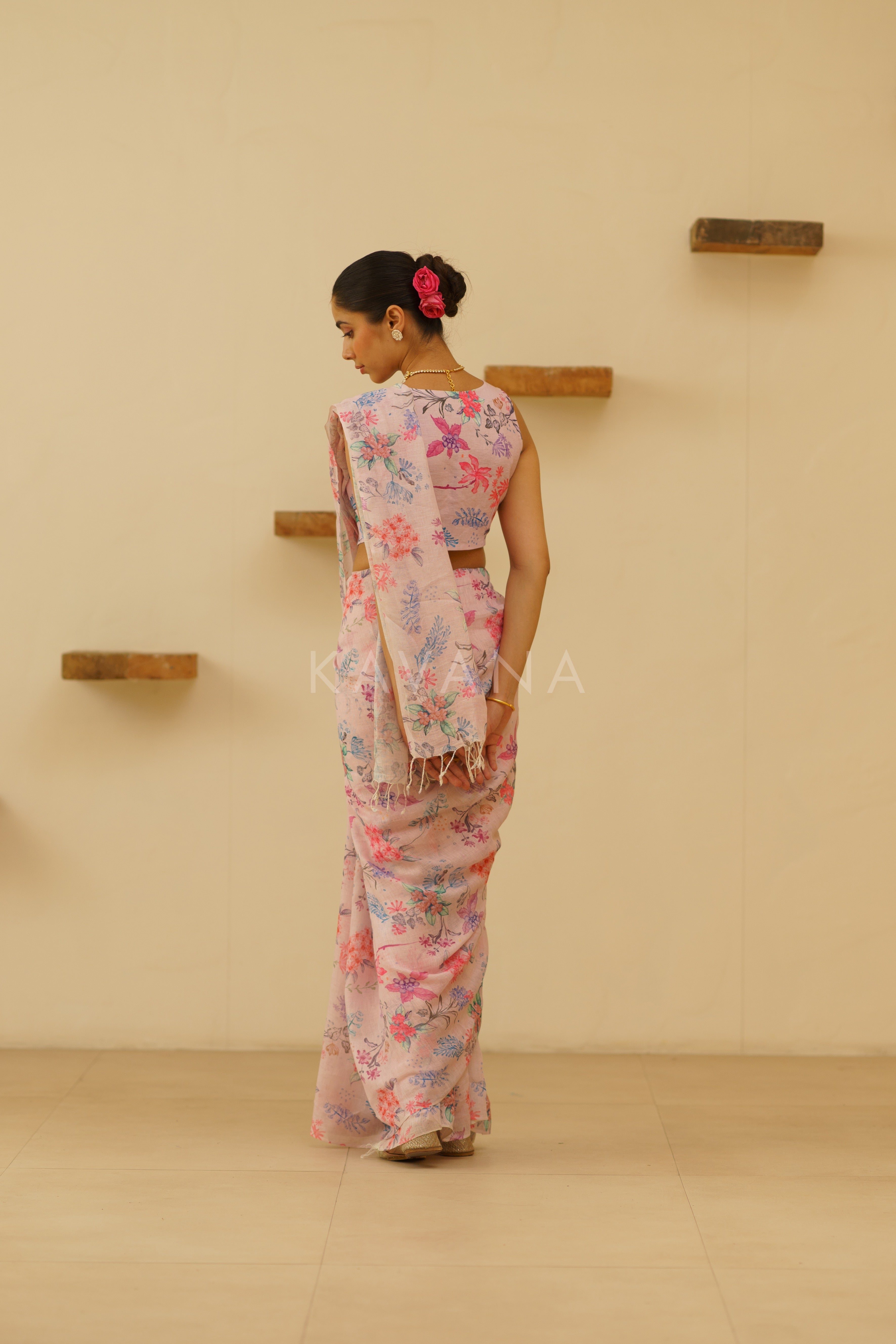 Gauhar Linen Sari