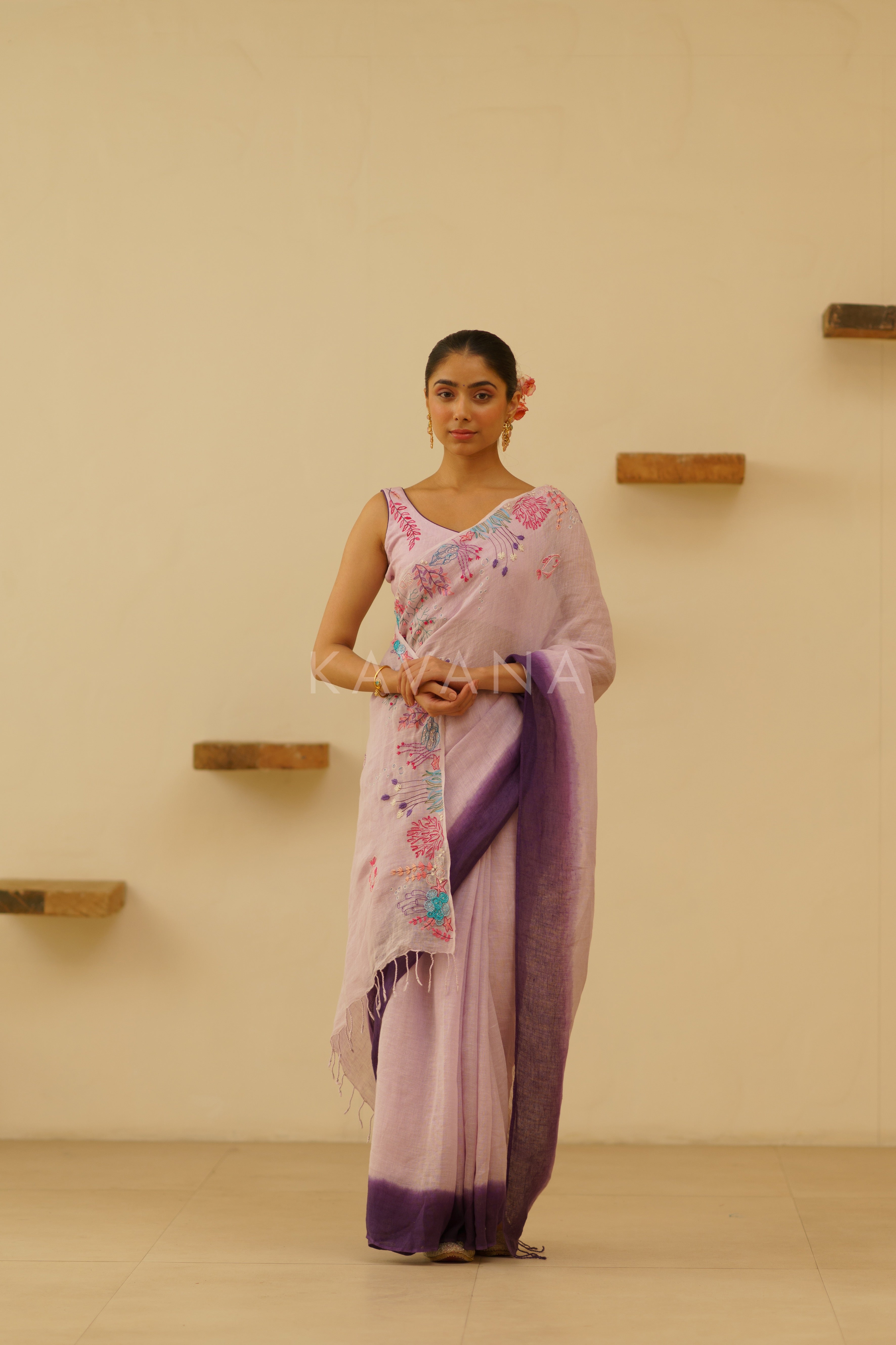 Yani Linen Sari
