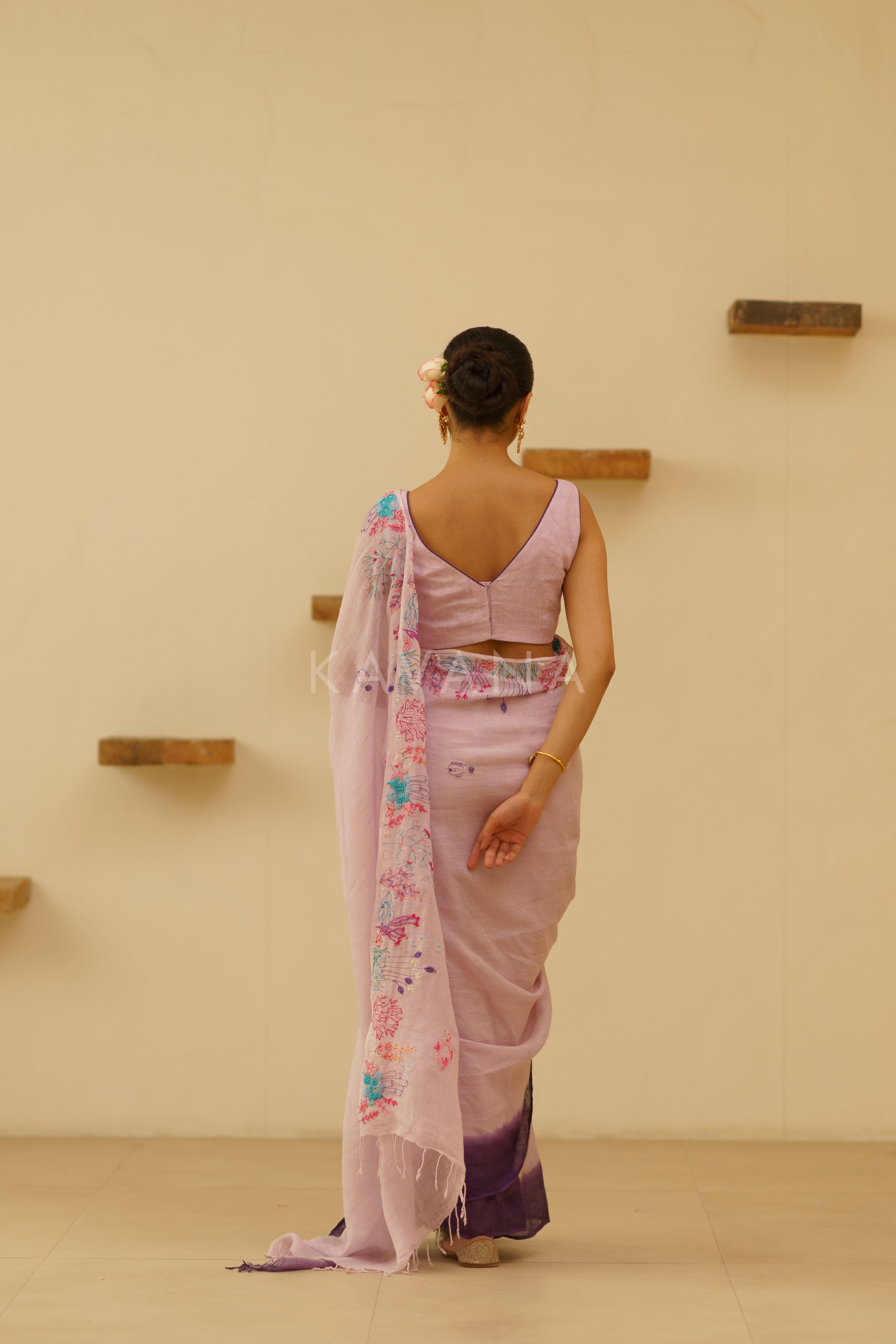 Yani Linen Sari