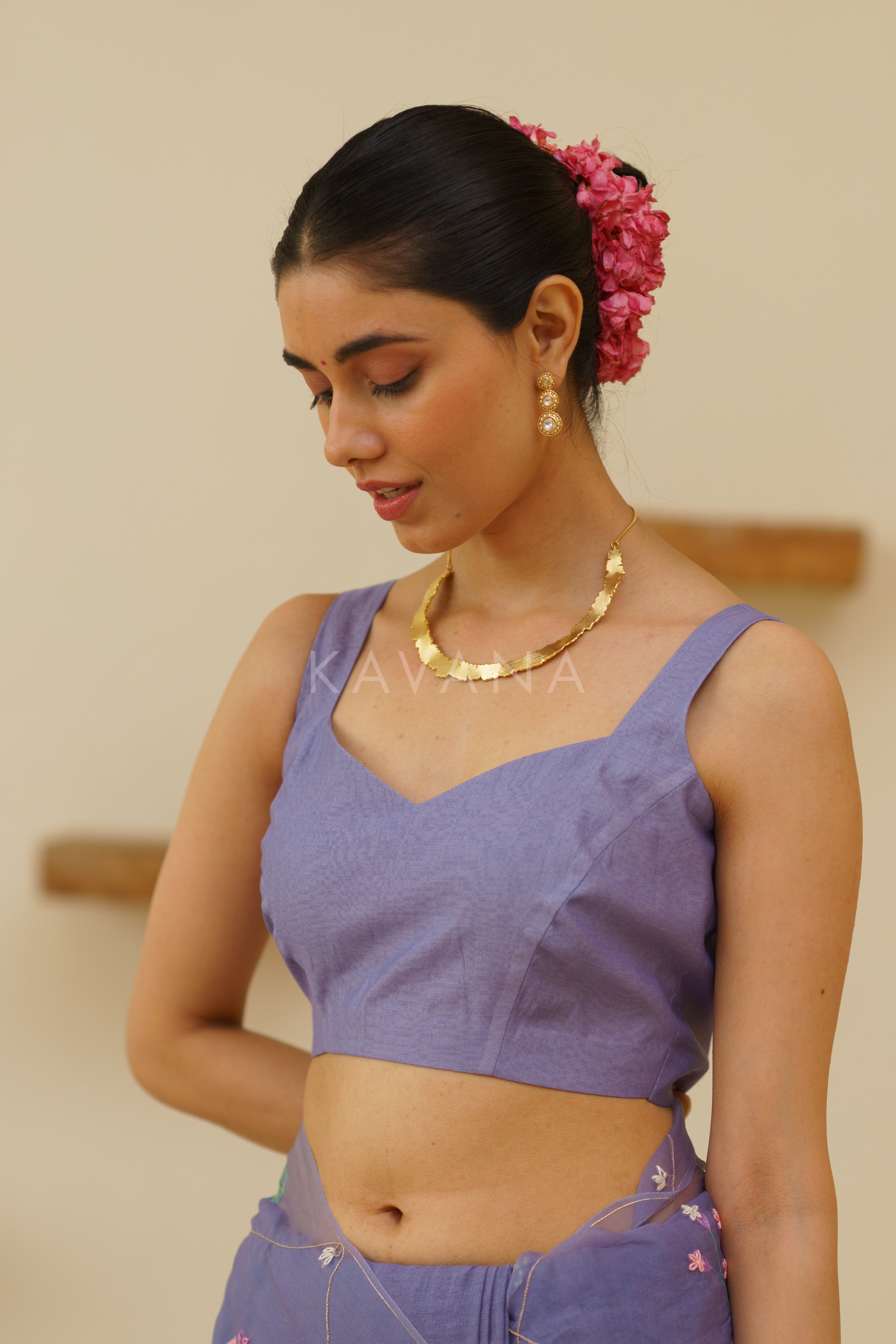 Naher Chanderi Blouse