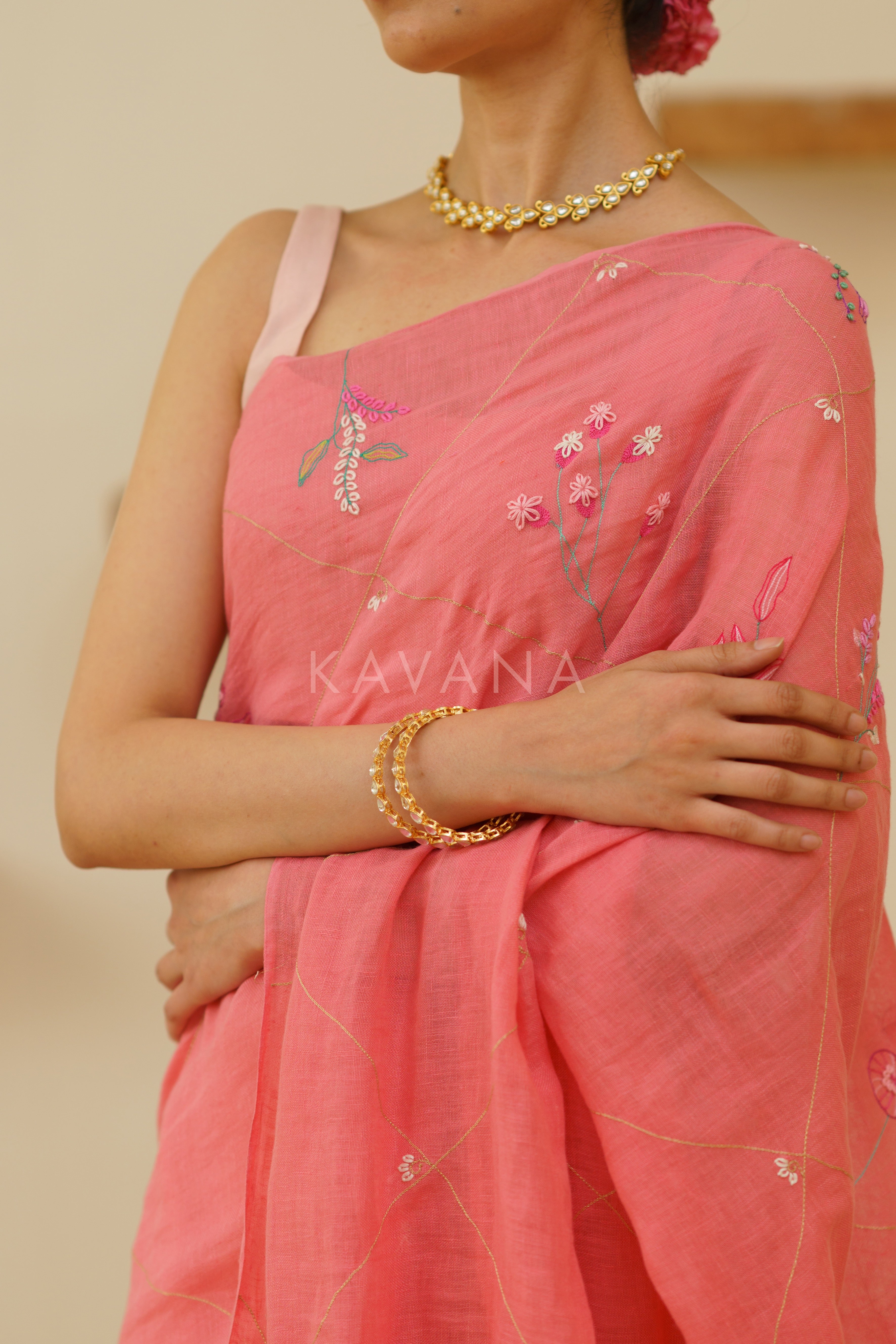 Padmini Linen Sari