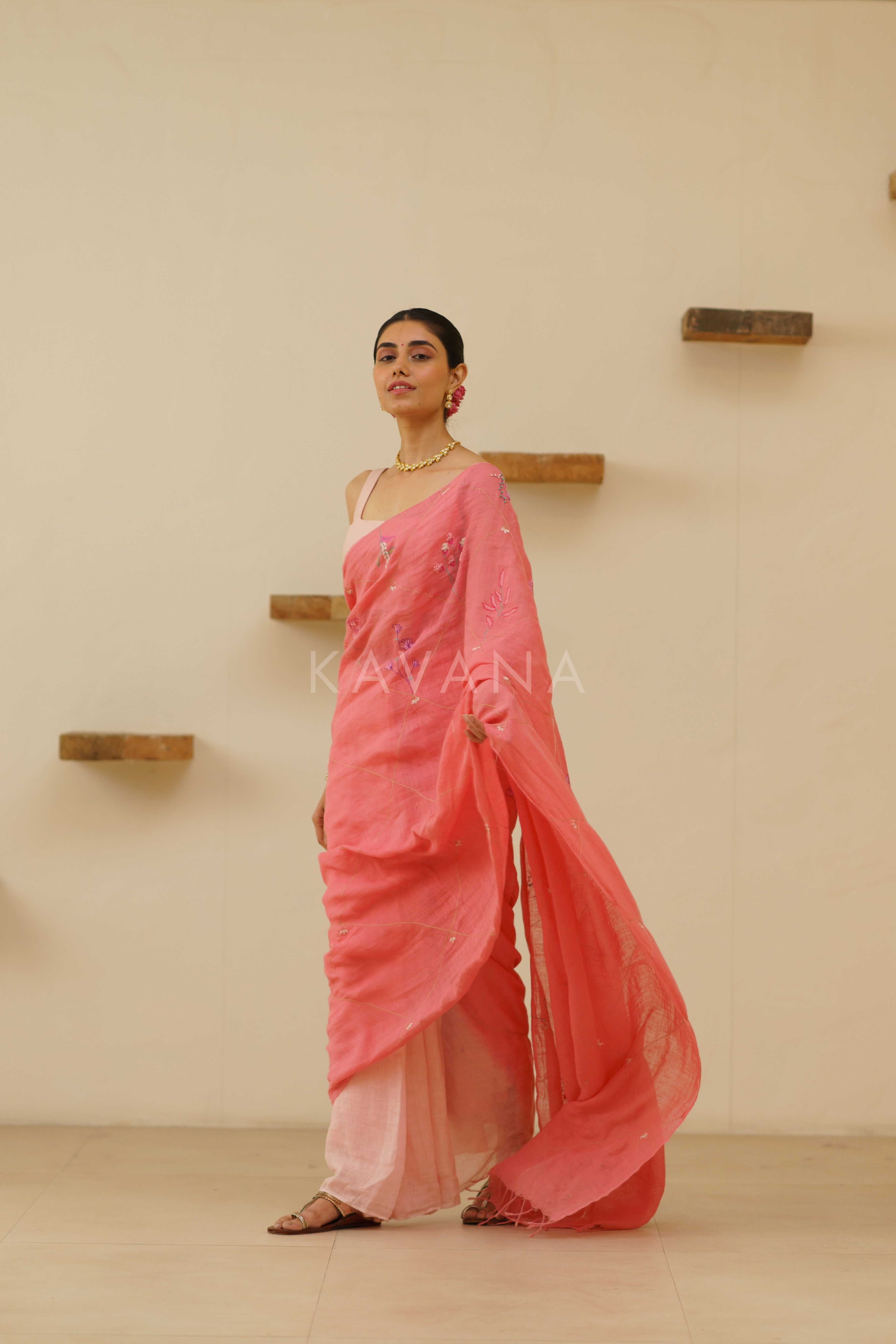 Padmini Linen Sari