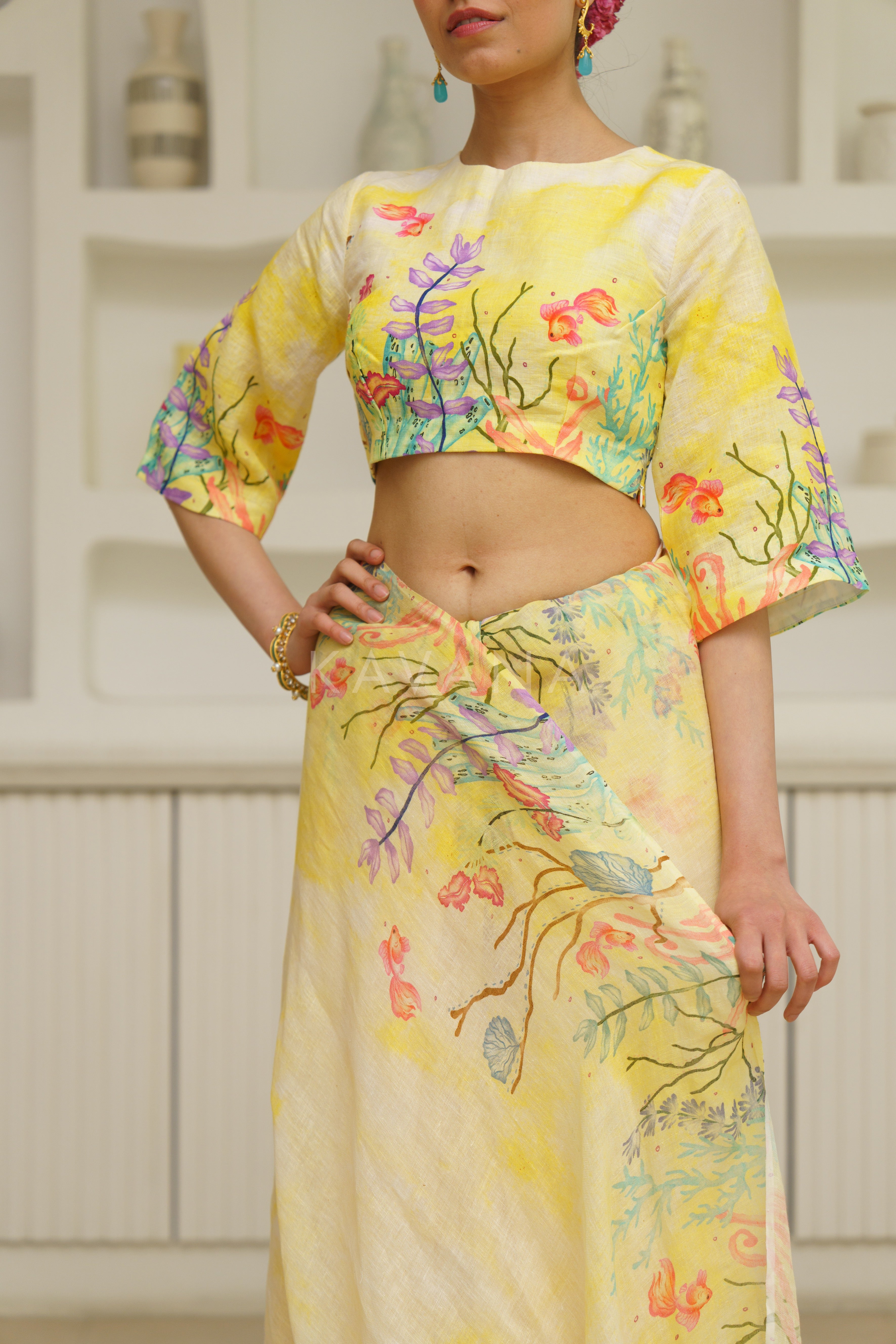 Zarf Linen Blouse