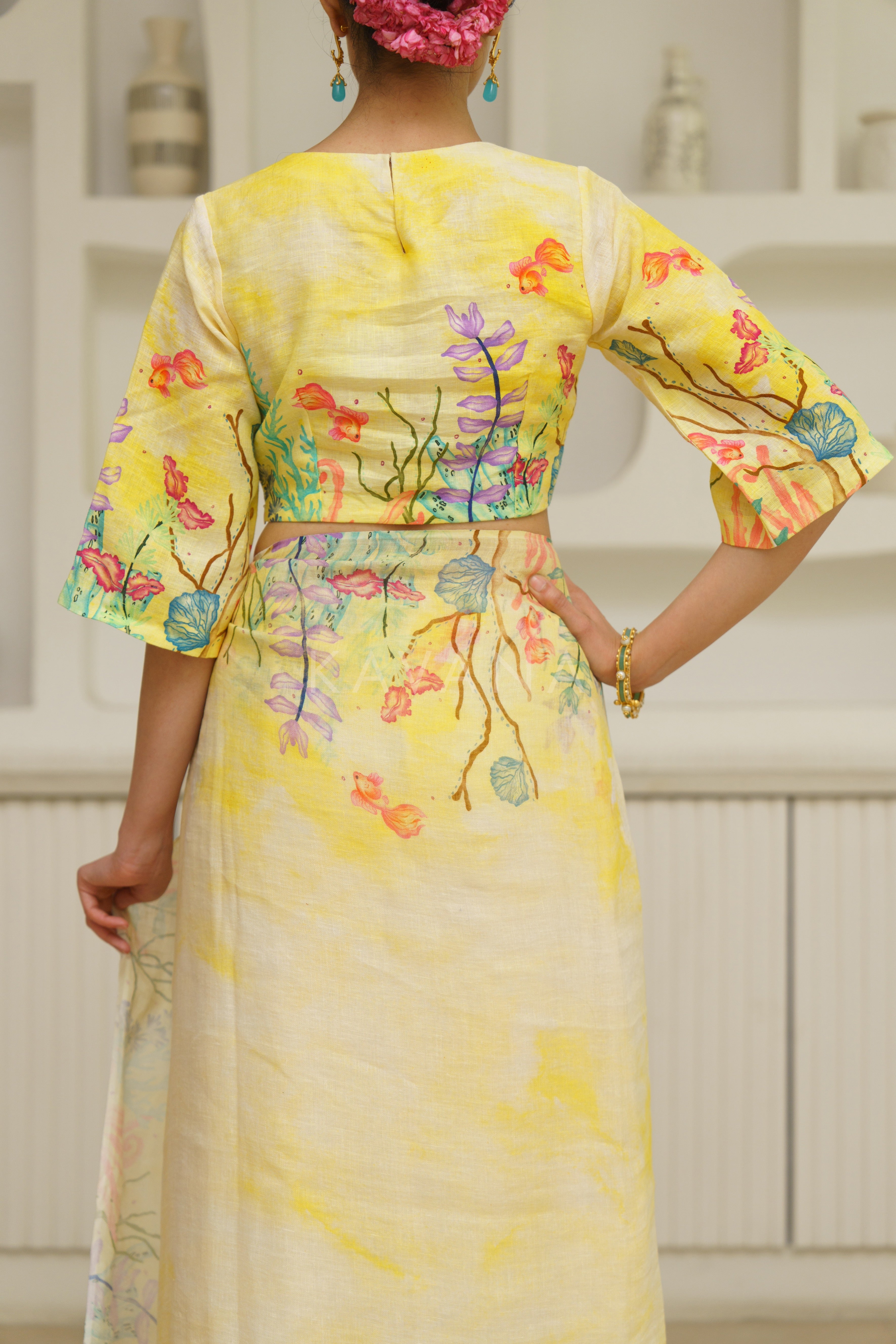 Zarf Linen Blouse
