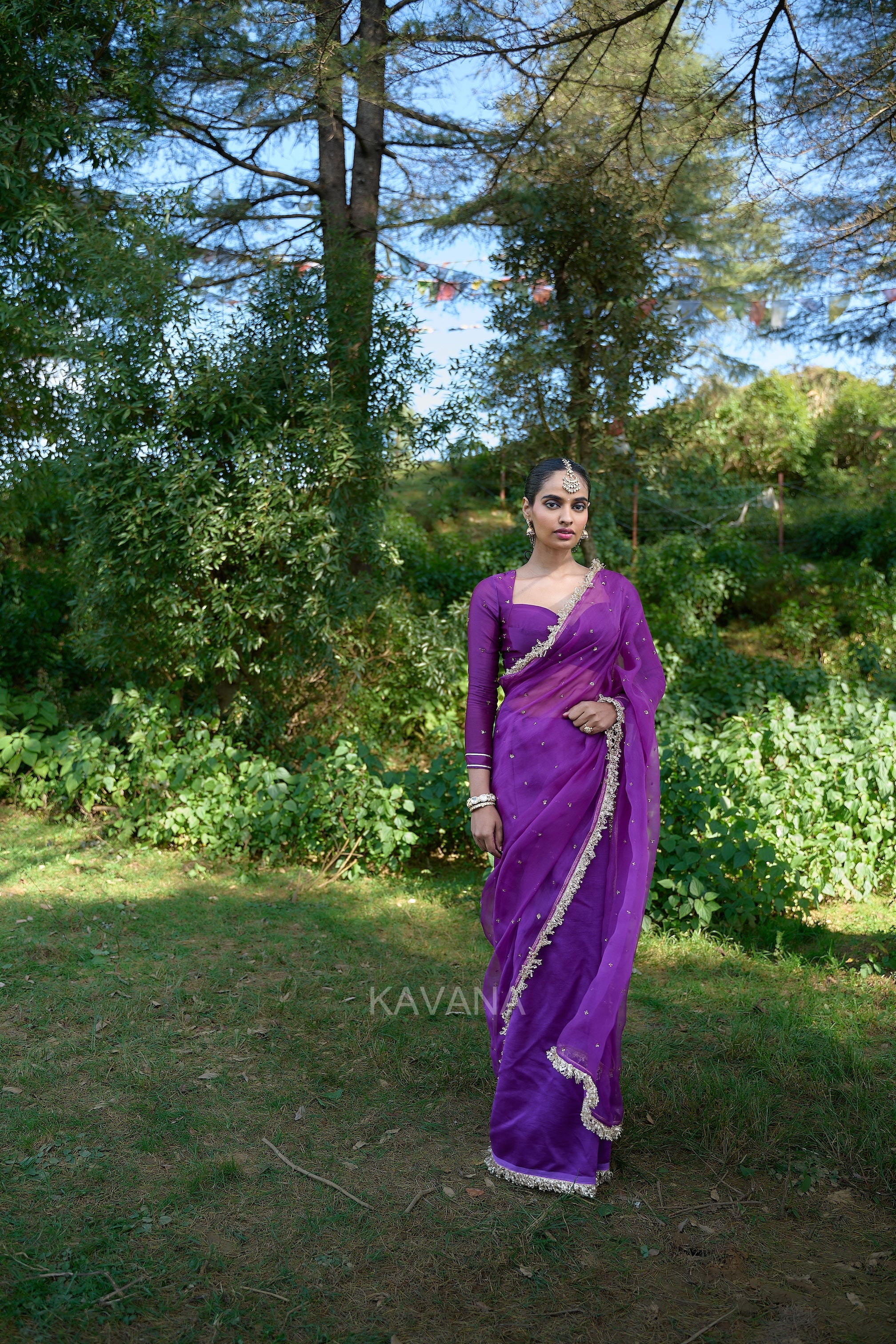 Leela Silk Organza Sari