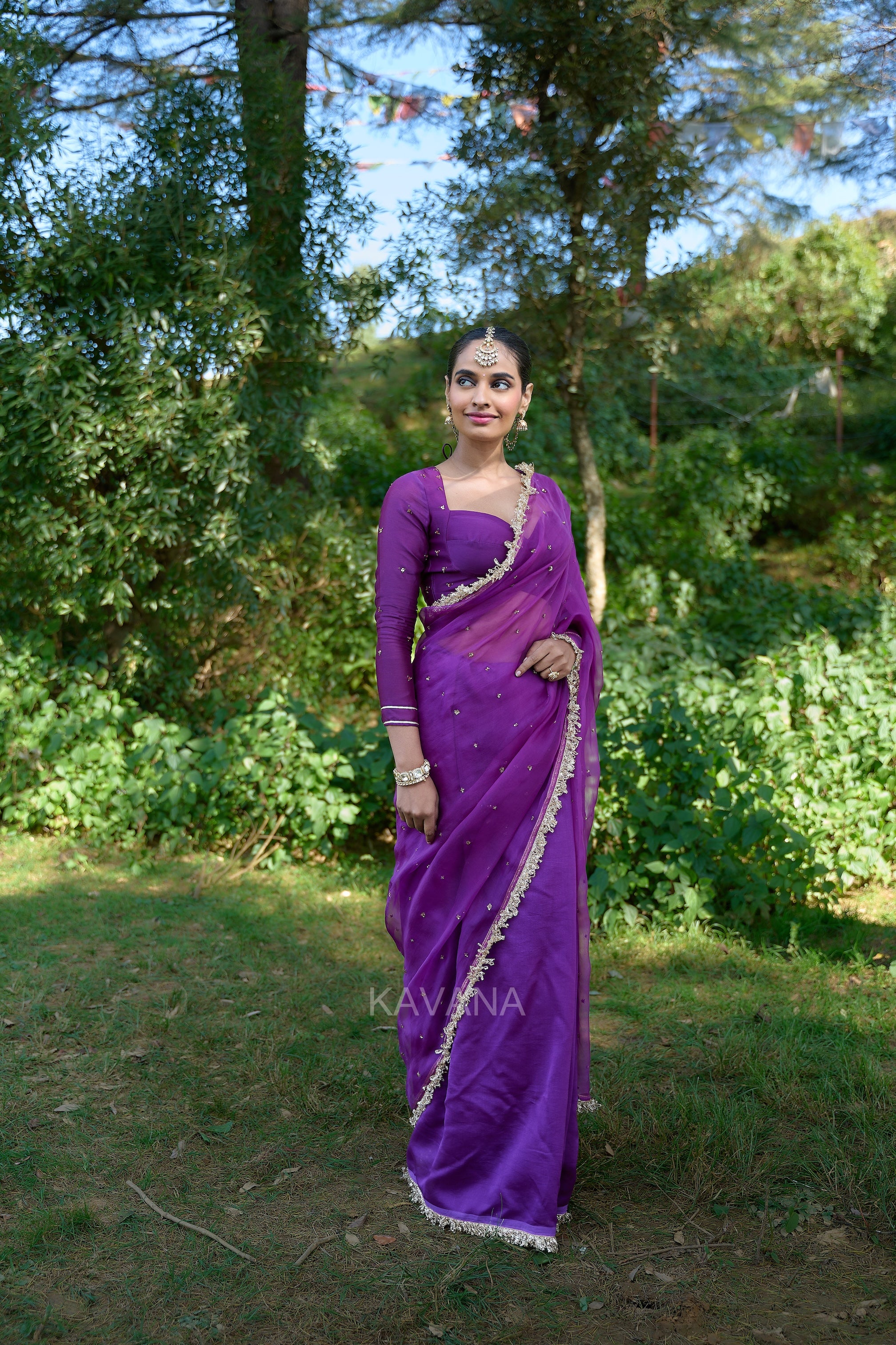 Leela Silk Organza Sari