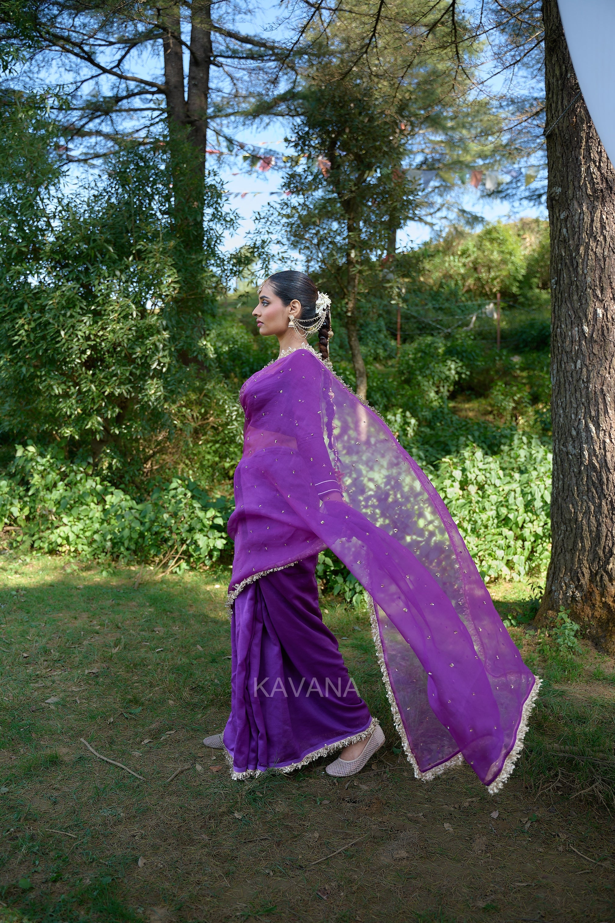 Leela Silk Organza Sari