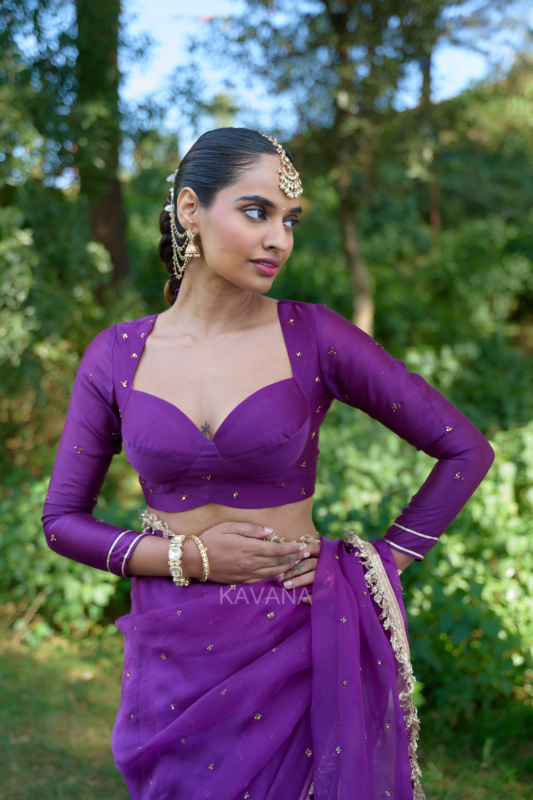 Leela Chanderi Blouse