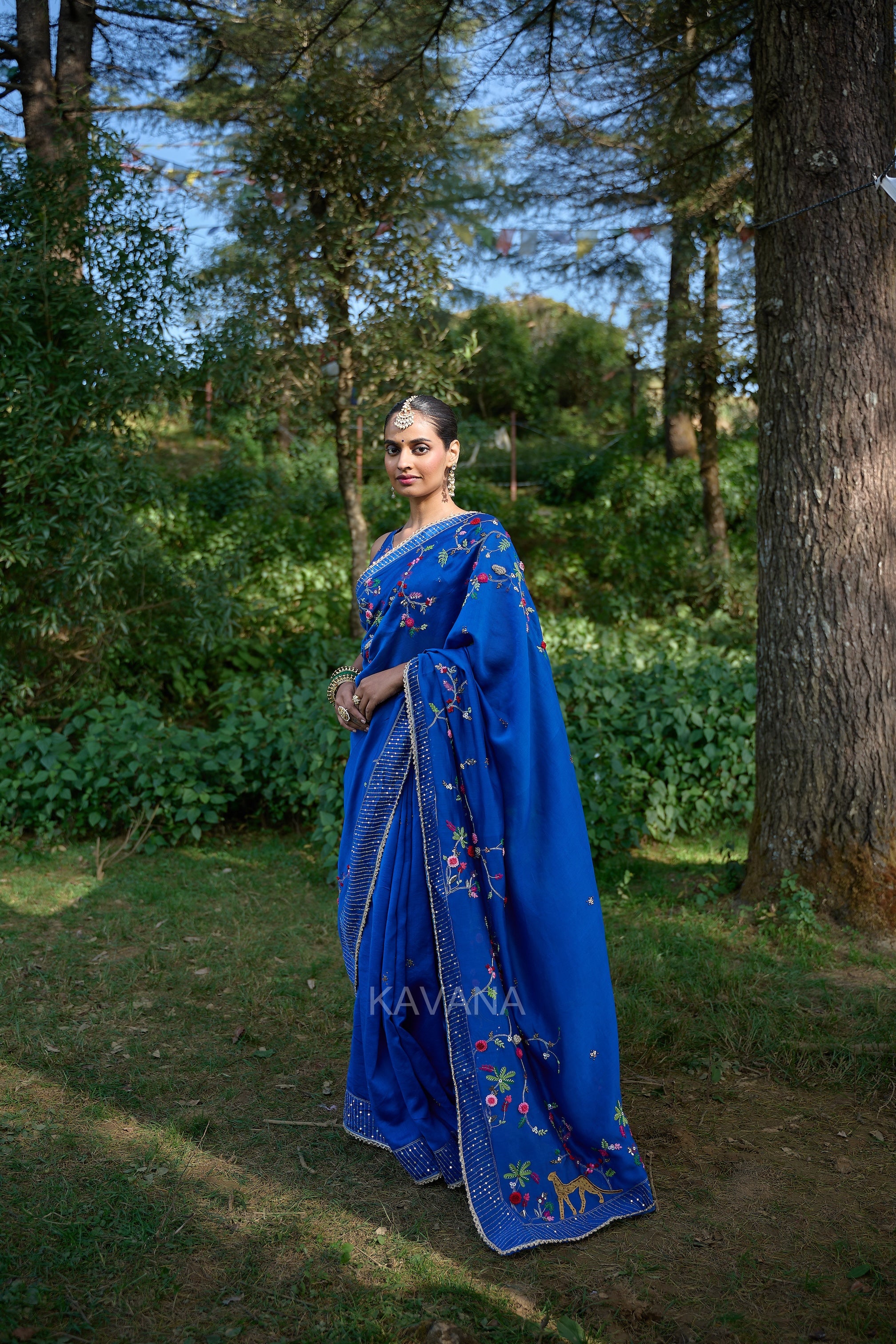 Chirmi Chanderi Sari