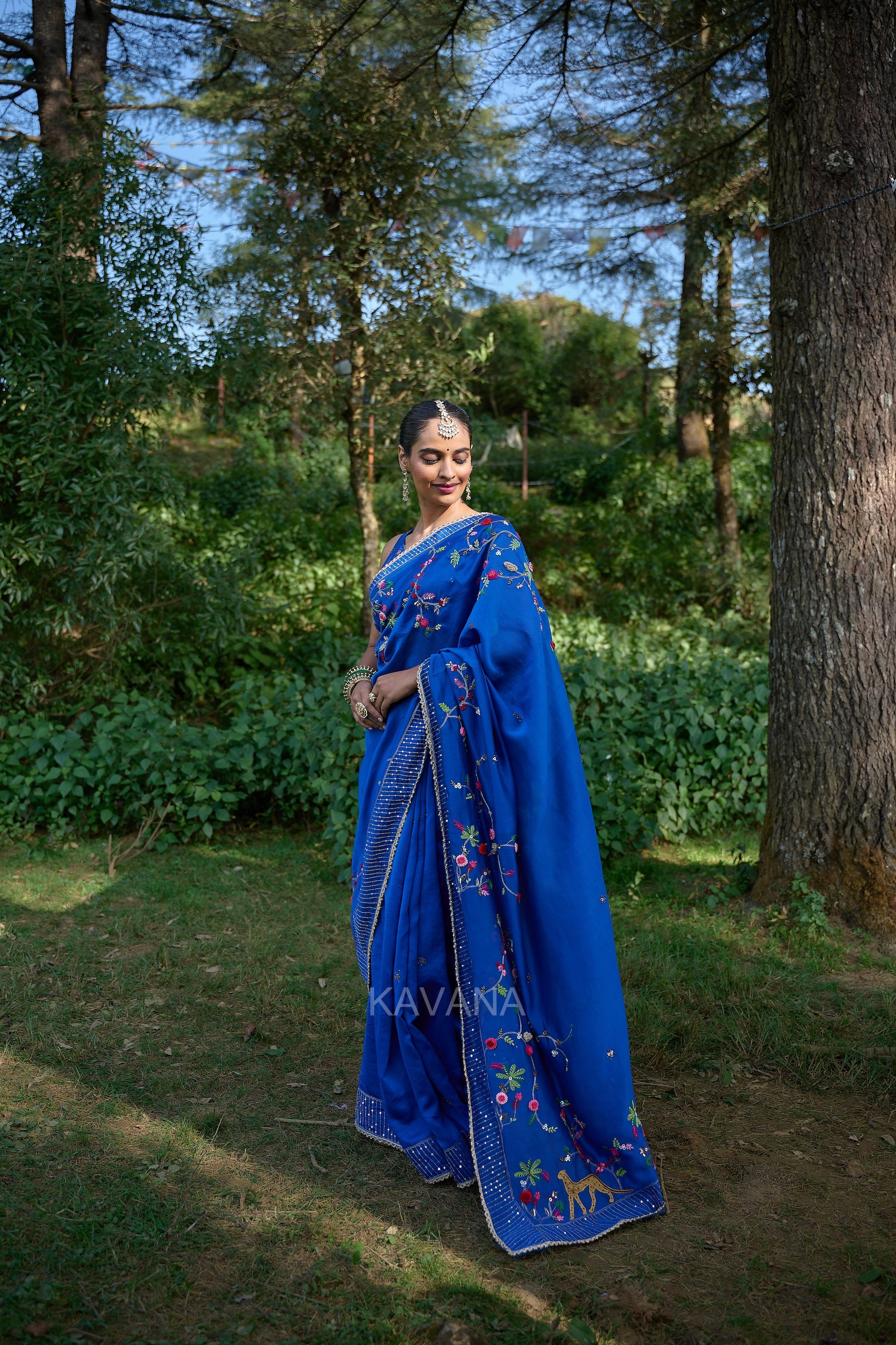 Chirmi Chanderi Sari