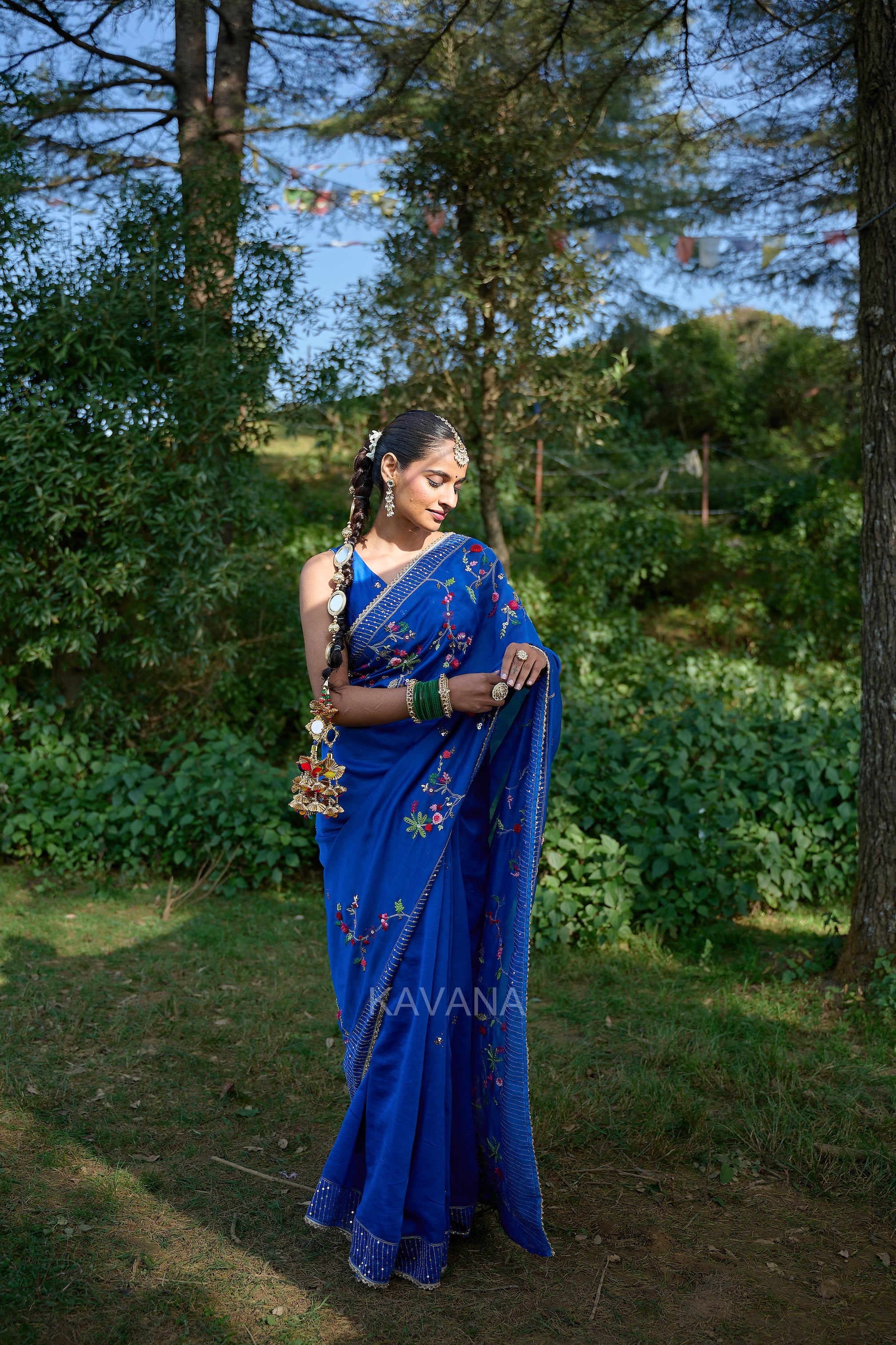 Chirmi Chanderi Sari