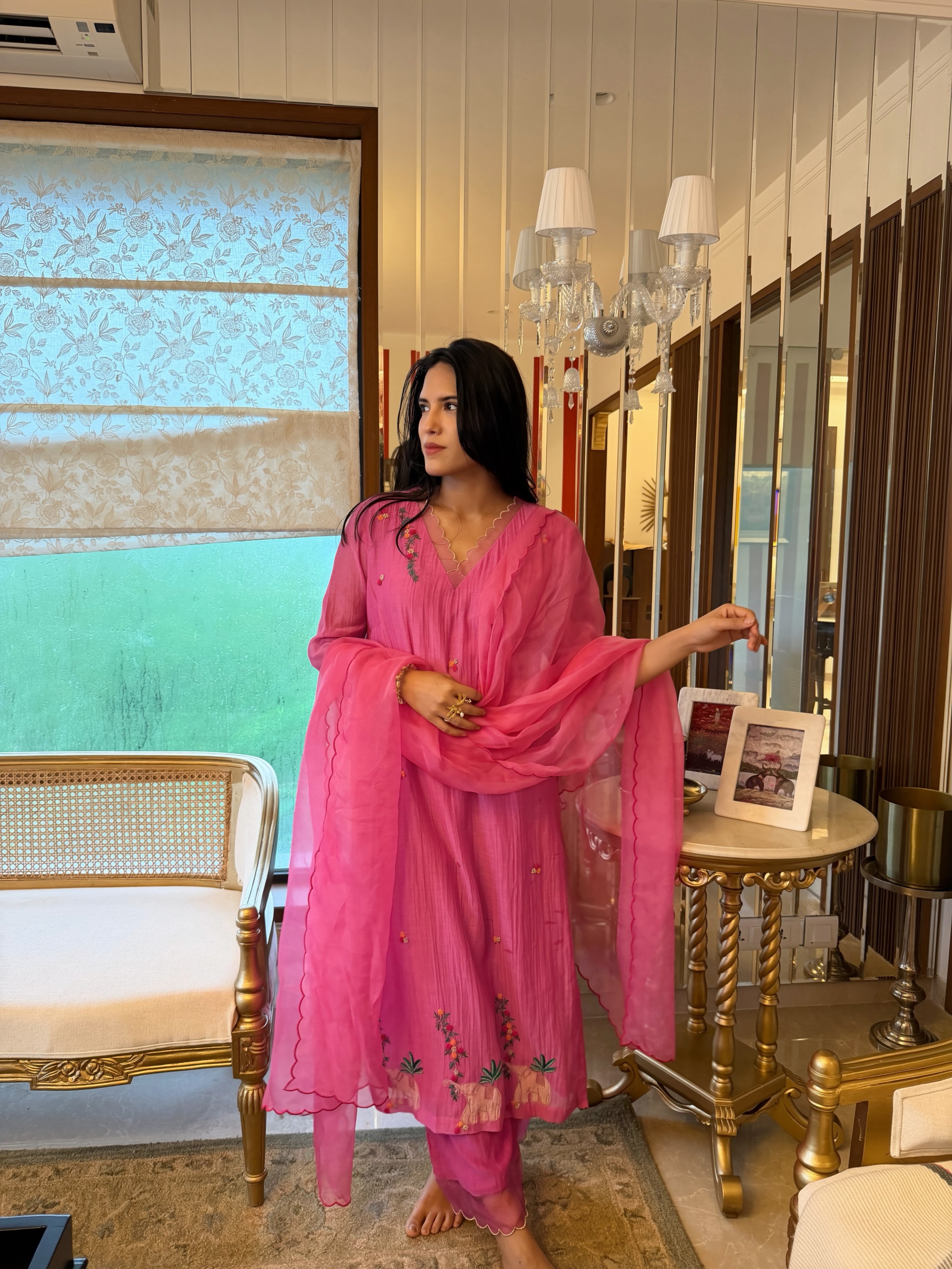 Pink Numani Kurta Set