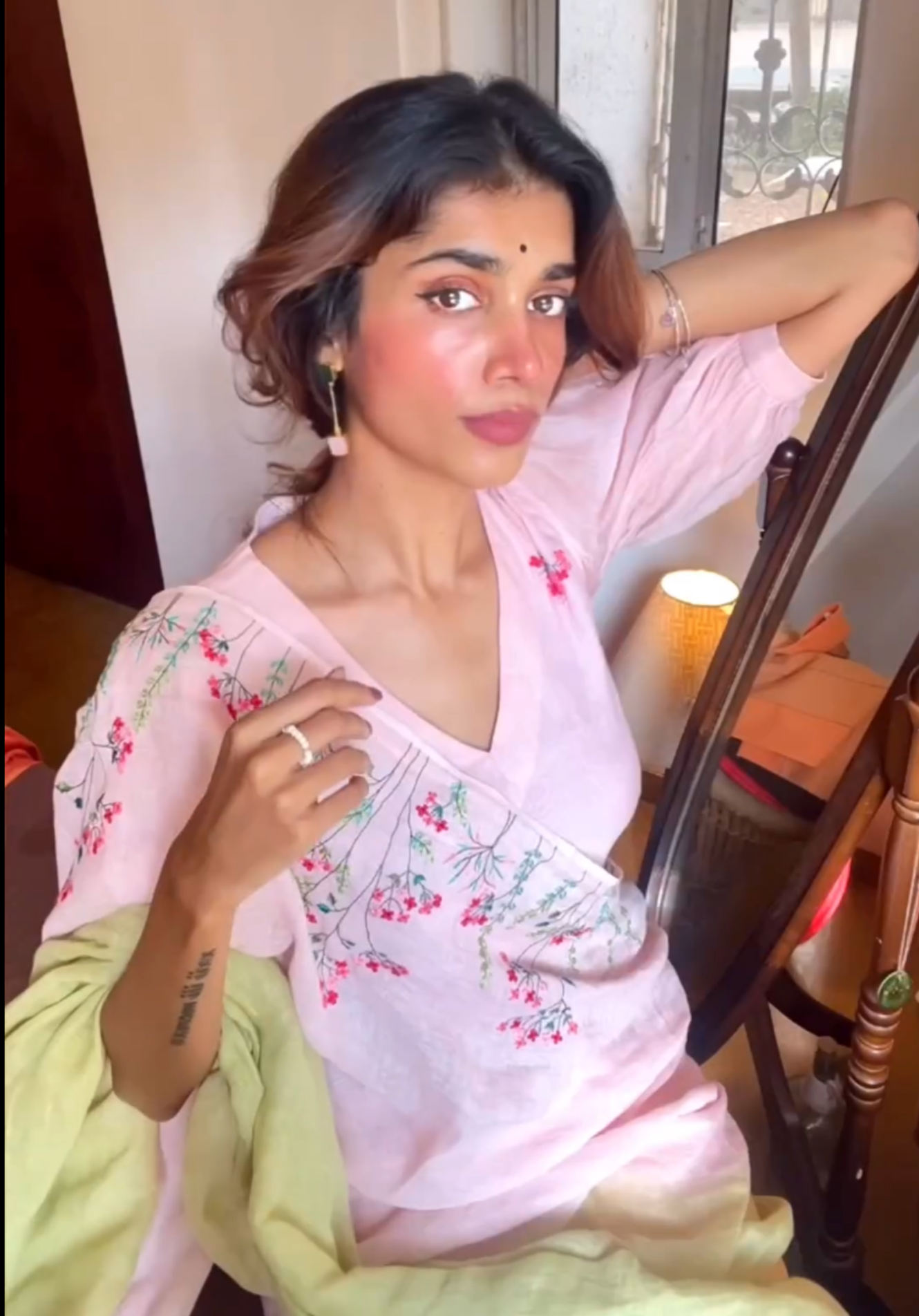 Gulnoor Linen Sari