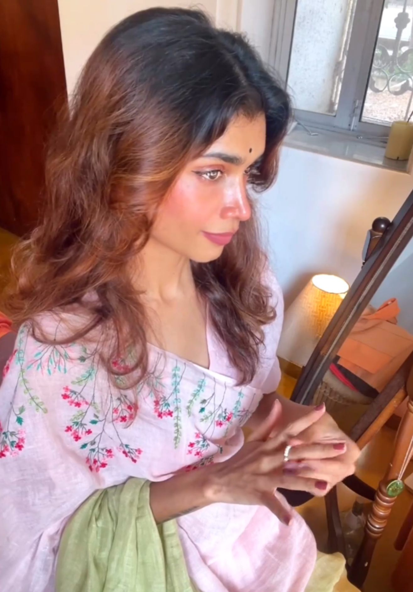 Gulnoor Linen Sari