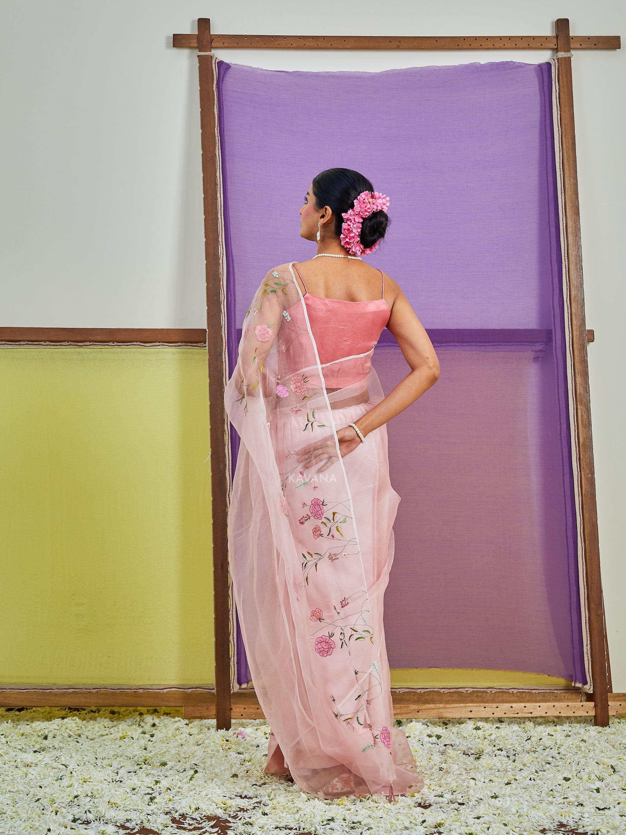 Gulnaz Silk Organza Sari