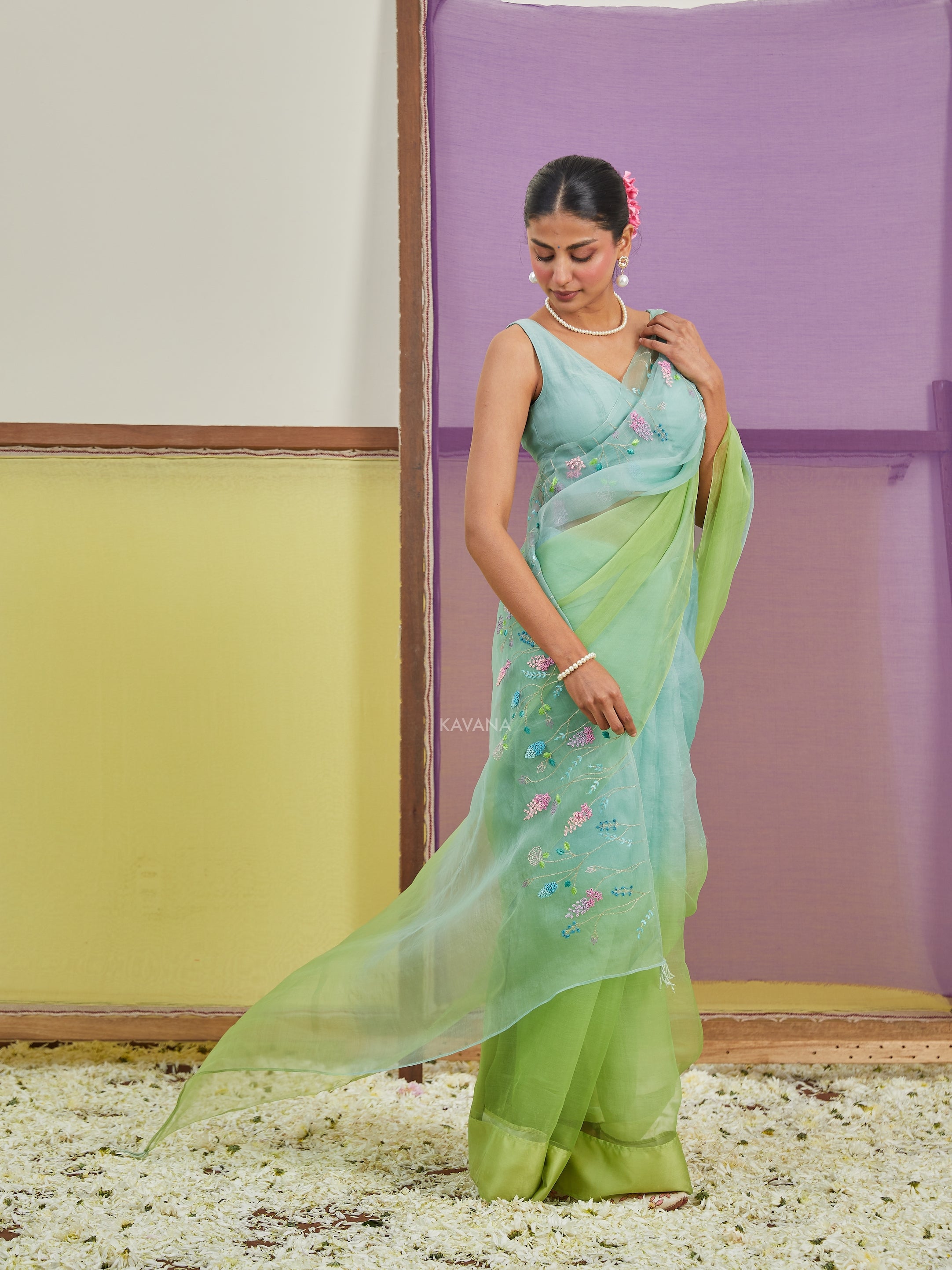 Pakhija Silk Organza Sari