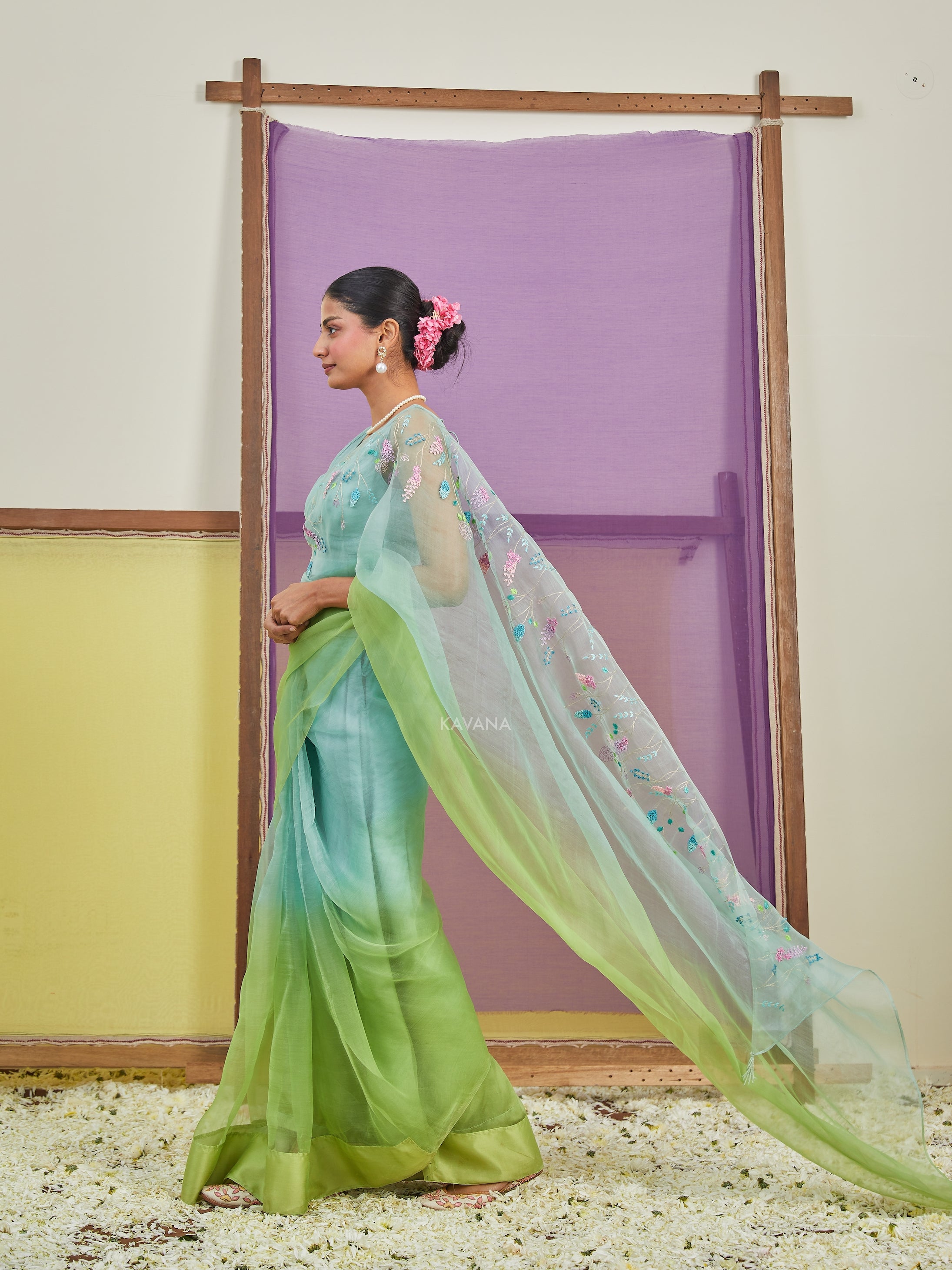 Pakhija Silk Organza Sari