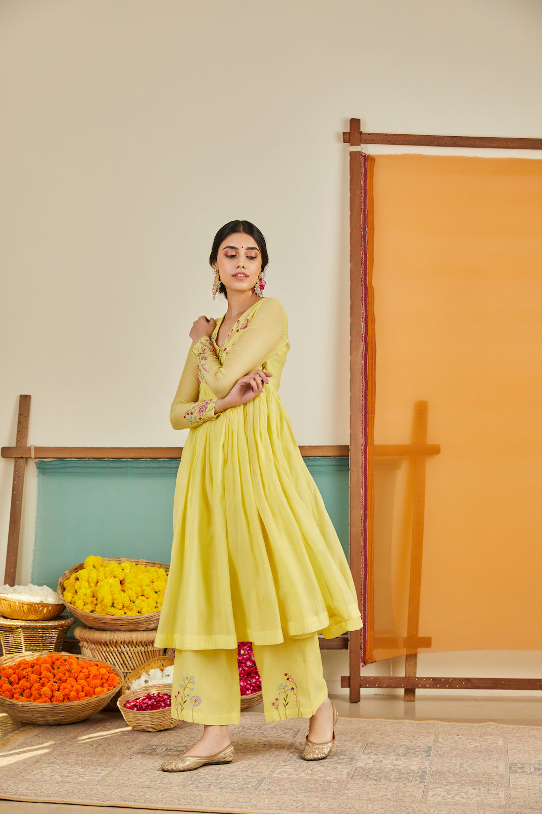 Zohra Chanderi Kurta Set