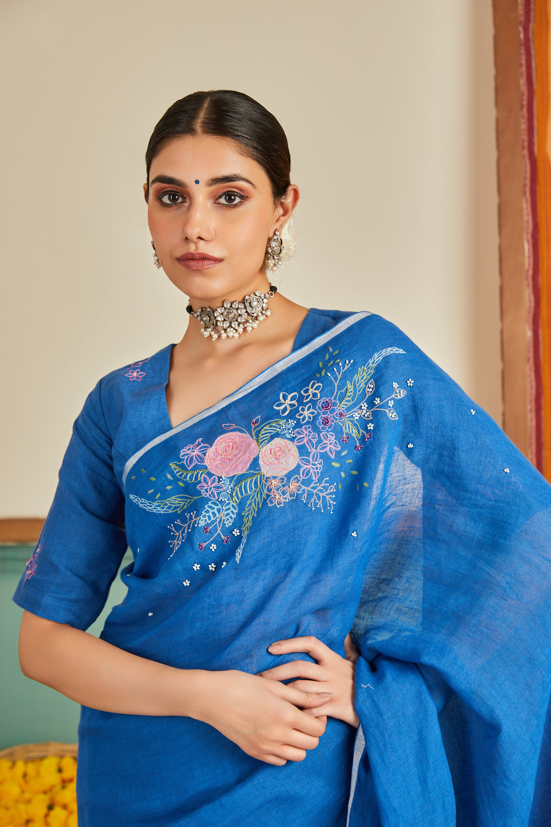 Aprajita Linen Sari