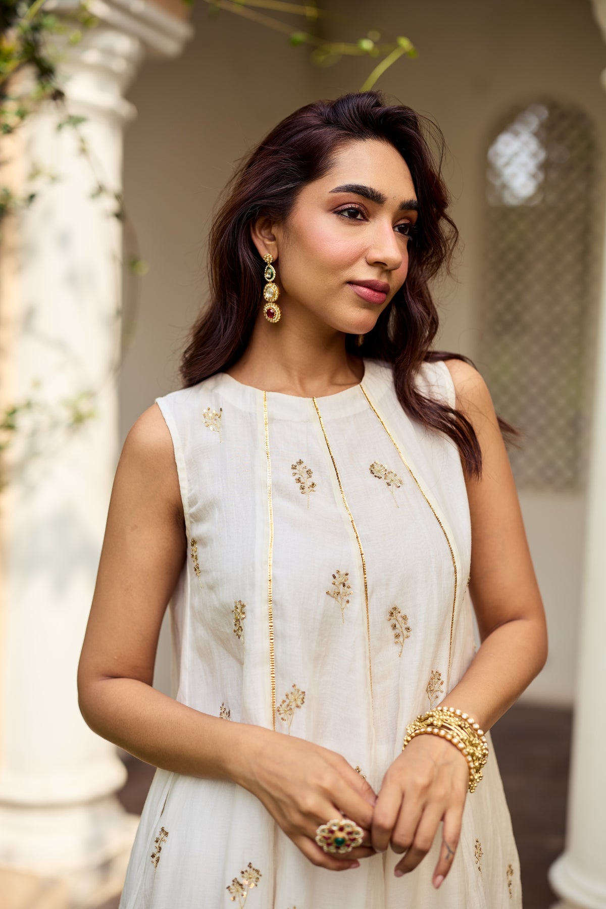 Shamaa Chanderi Kurta Set
