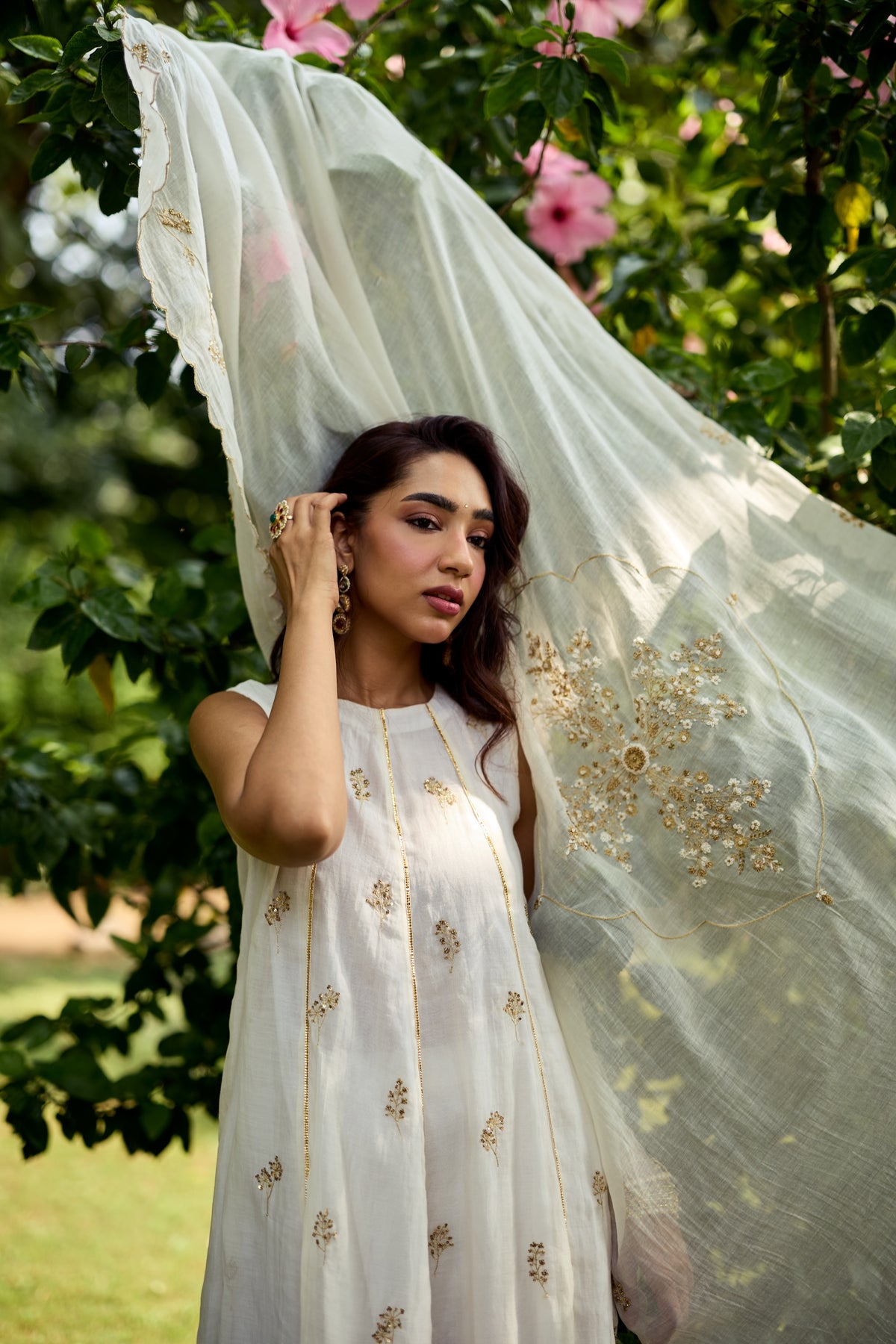 Shamaa Chanderi Kurta Set