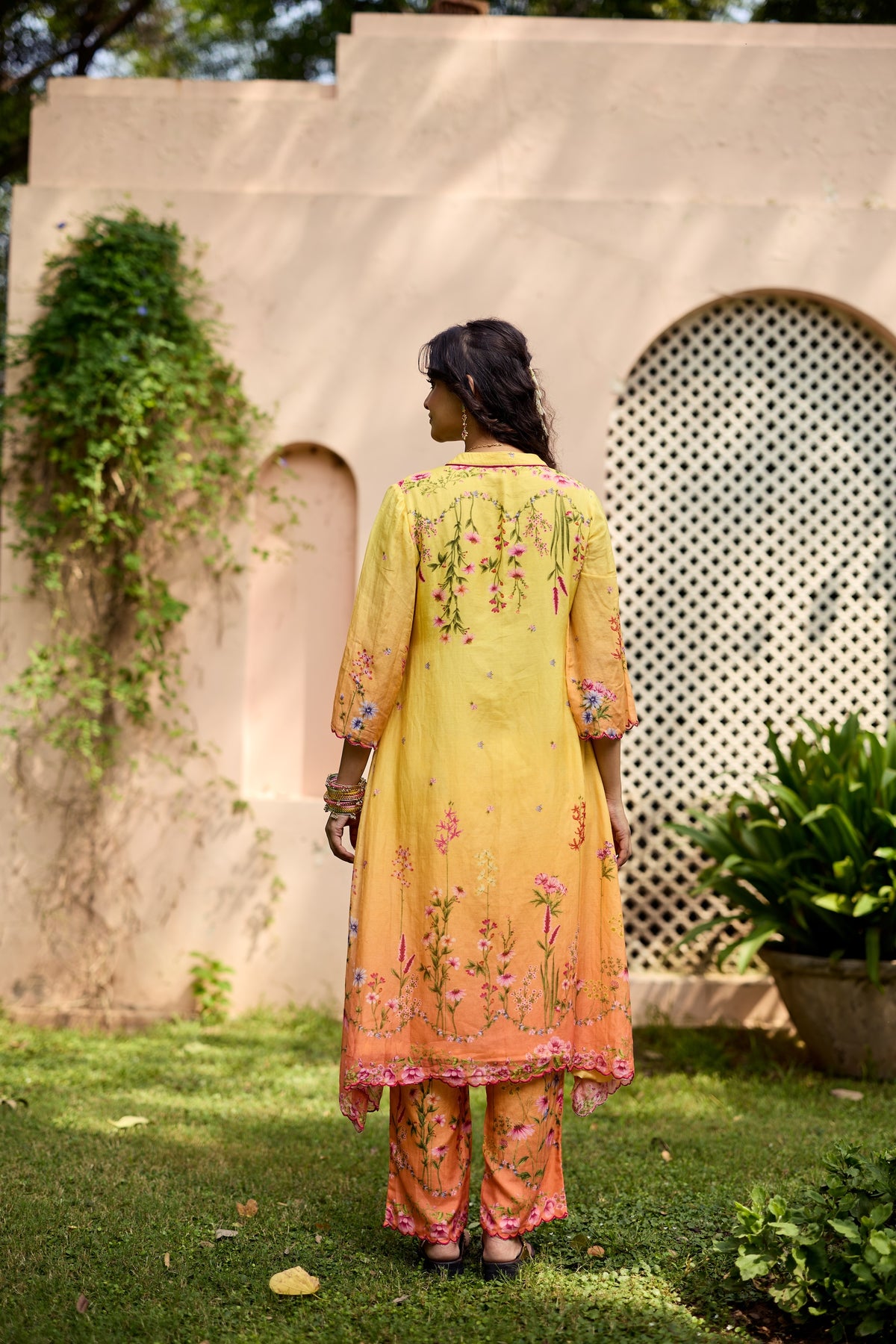Zarin Chanderi Kurta Set
