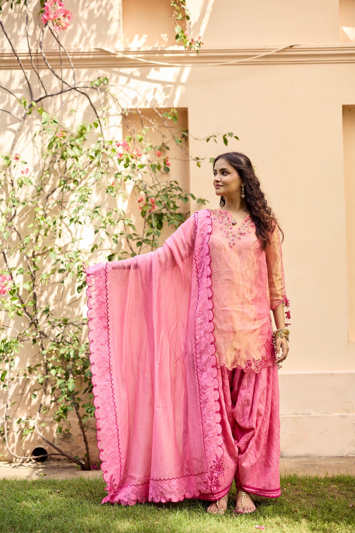 Vasant Silk Tissue Pharsi Salwar