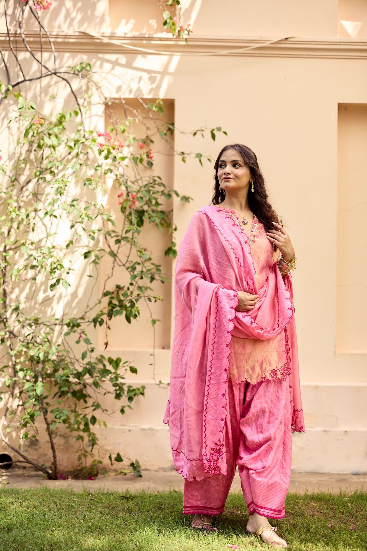 Vasant Silk Tissue Pharsi Salwar