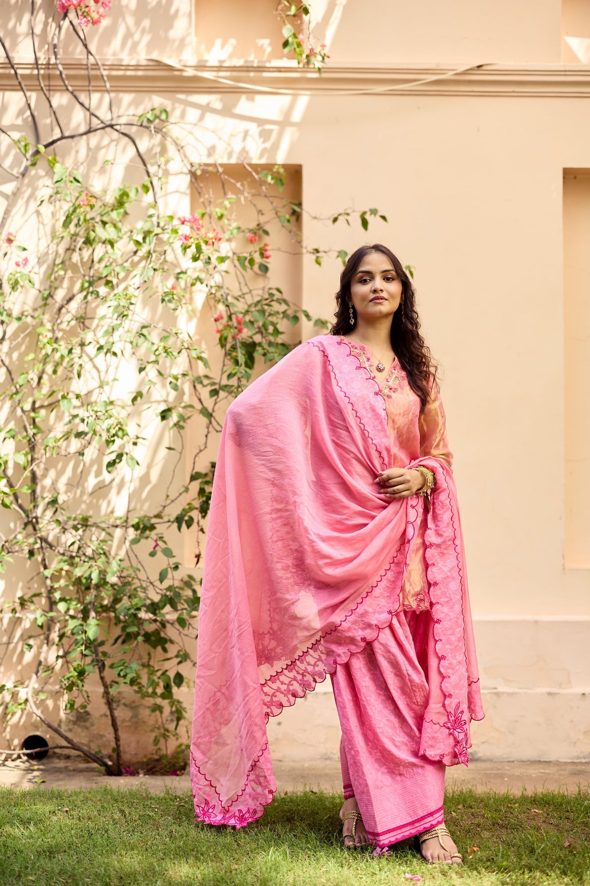 Vasant Silk Tissue Pharsi Salwar