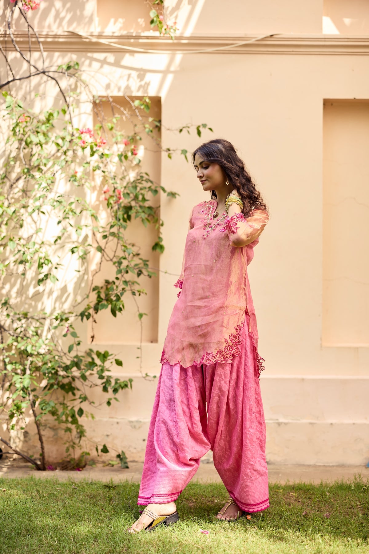Vasant Silk Tissue Pharsi Salwar
