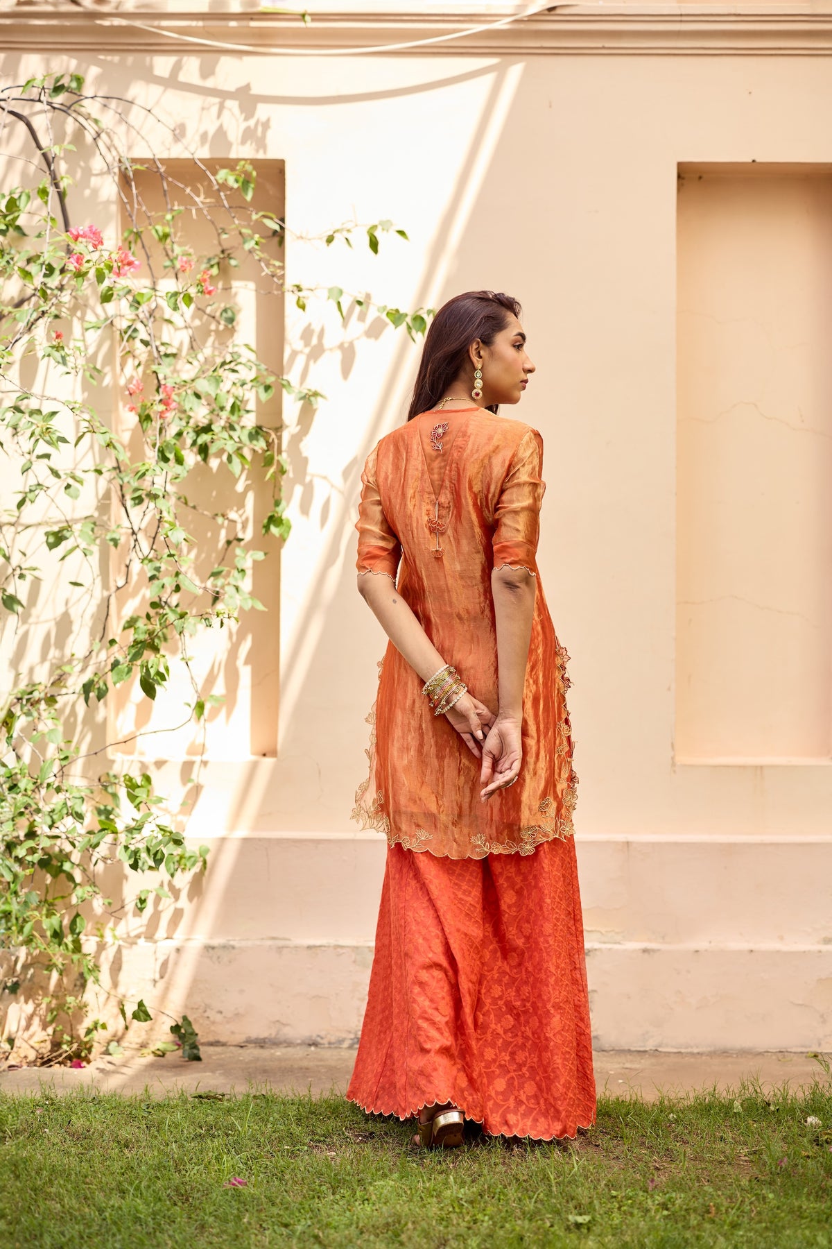 Varahi Silk Tissue Kurta Set