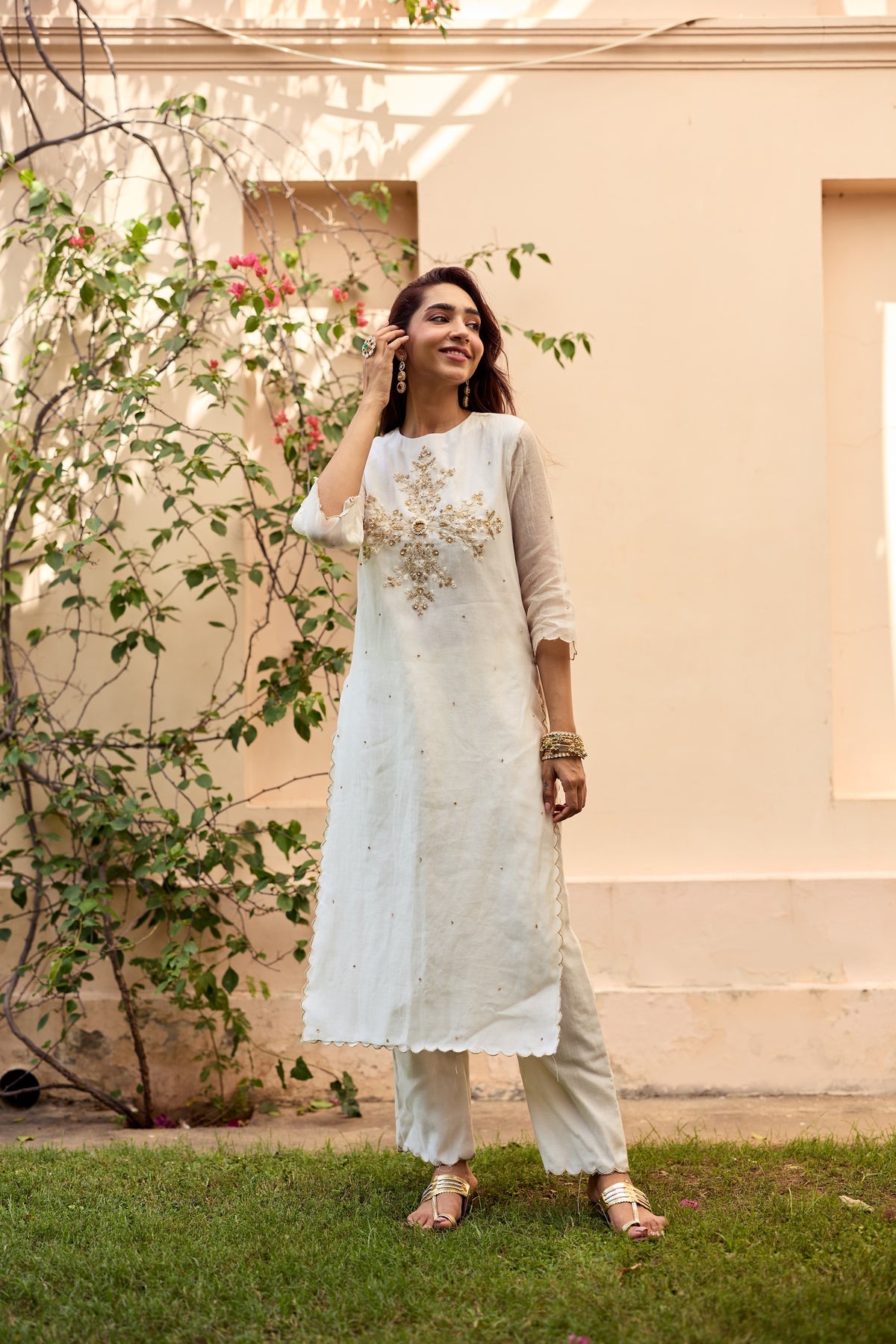 Sejal Chanderi Kurta Set