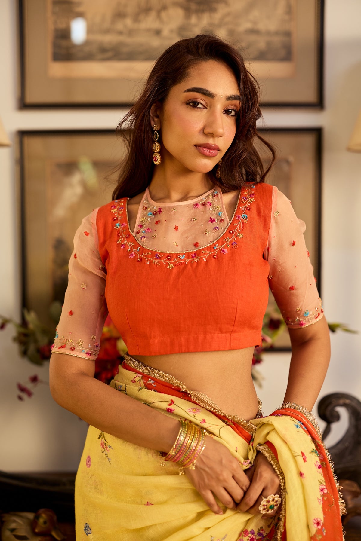 NIsha Linen Blouse