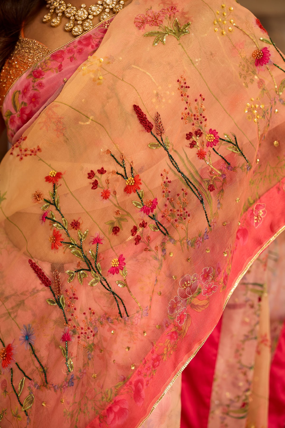 Sana Silk Organza Sari