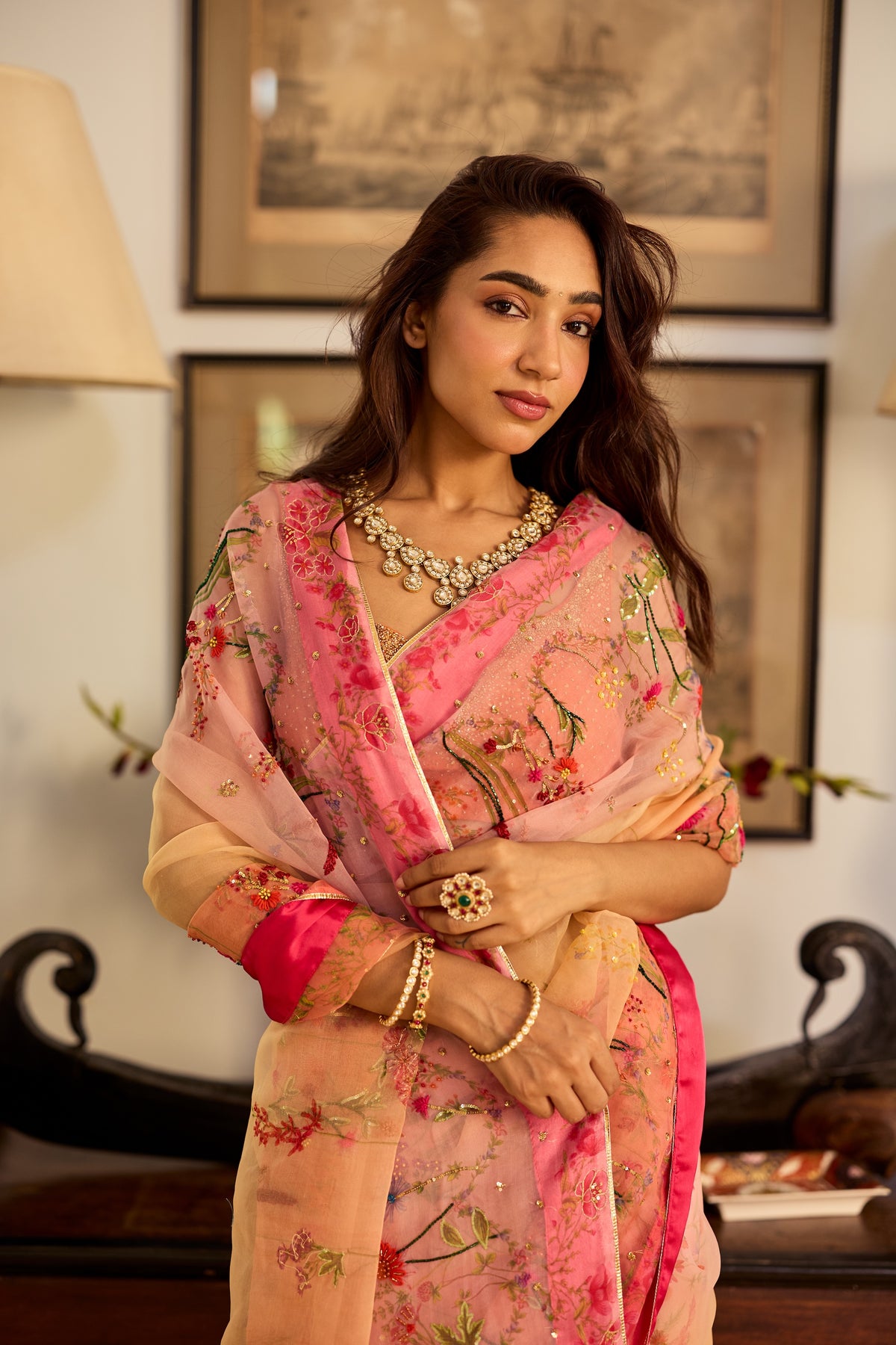 Sana Silk Organza Sari