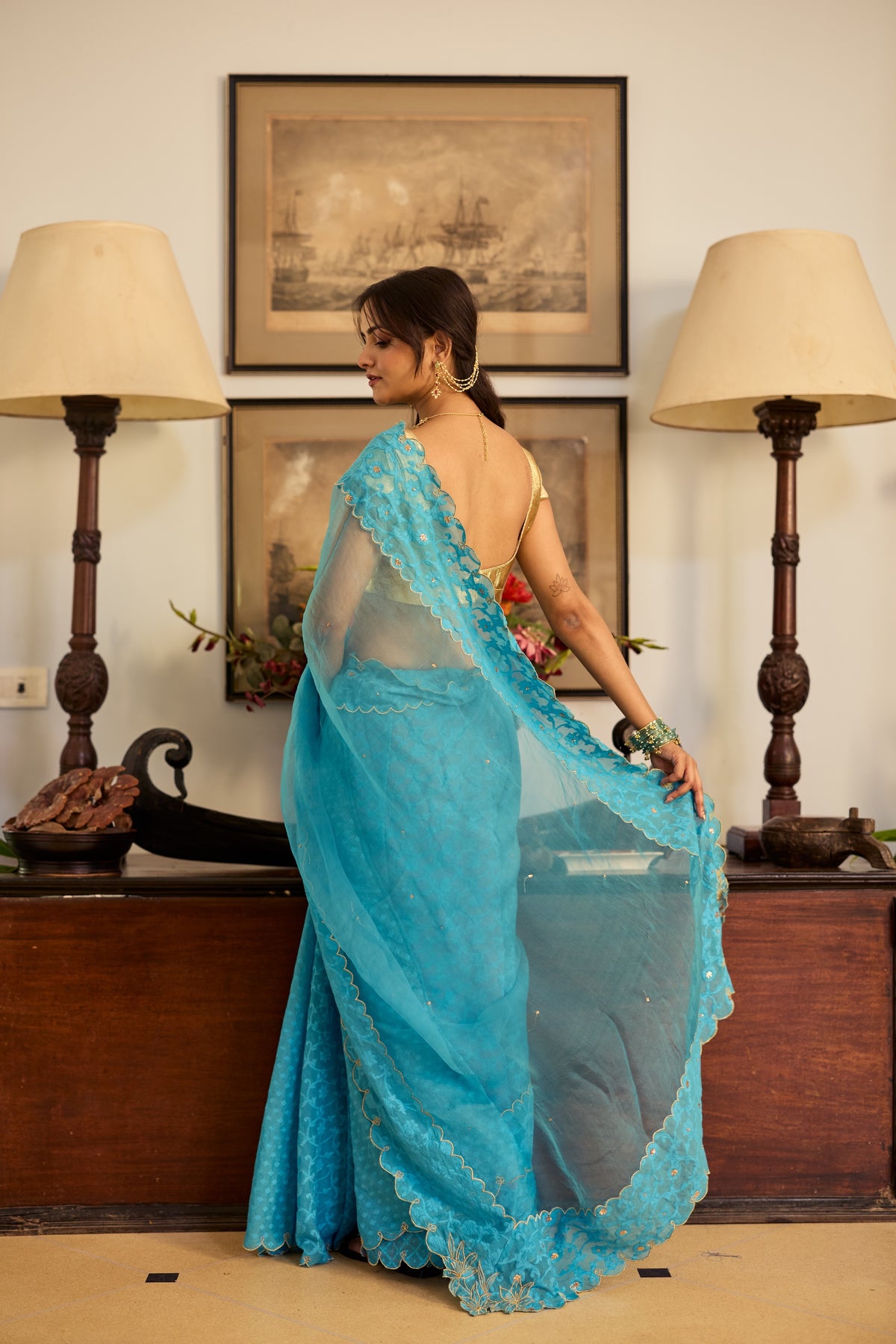 Neesa Organza Sari