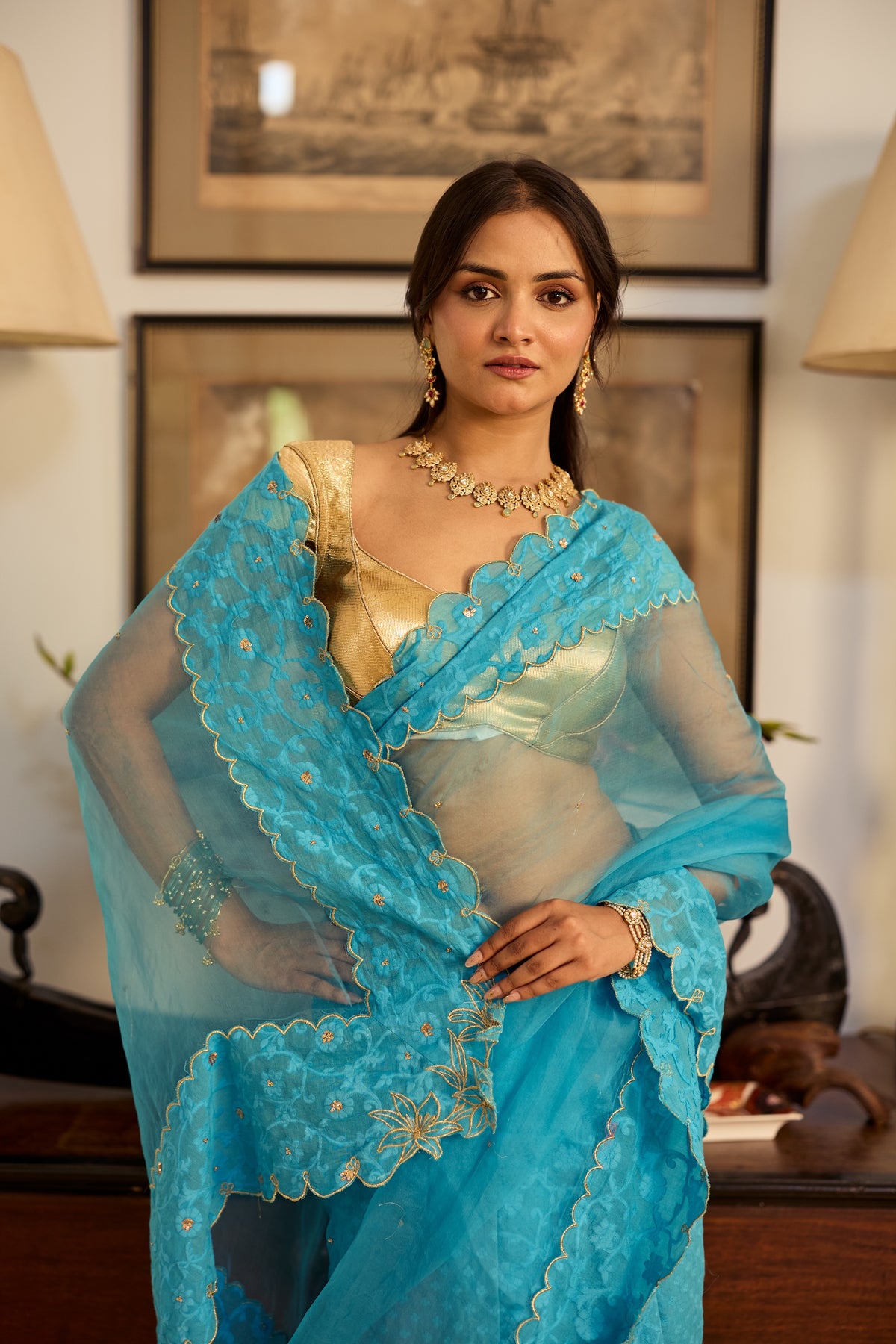 Neesa Organza Sari
