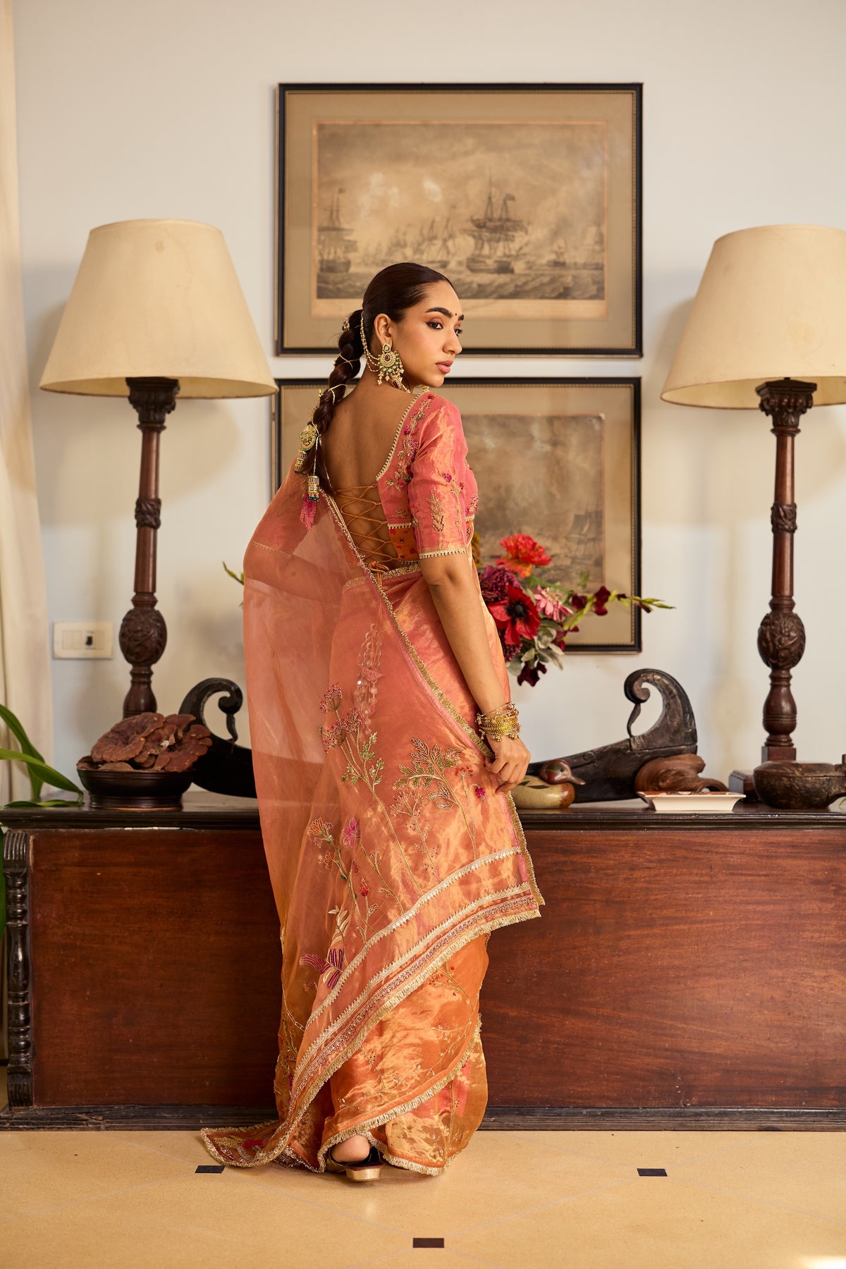 Suman Silk Tissue Sari