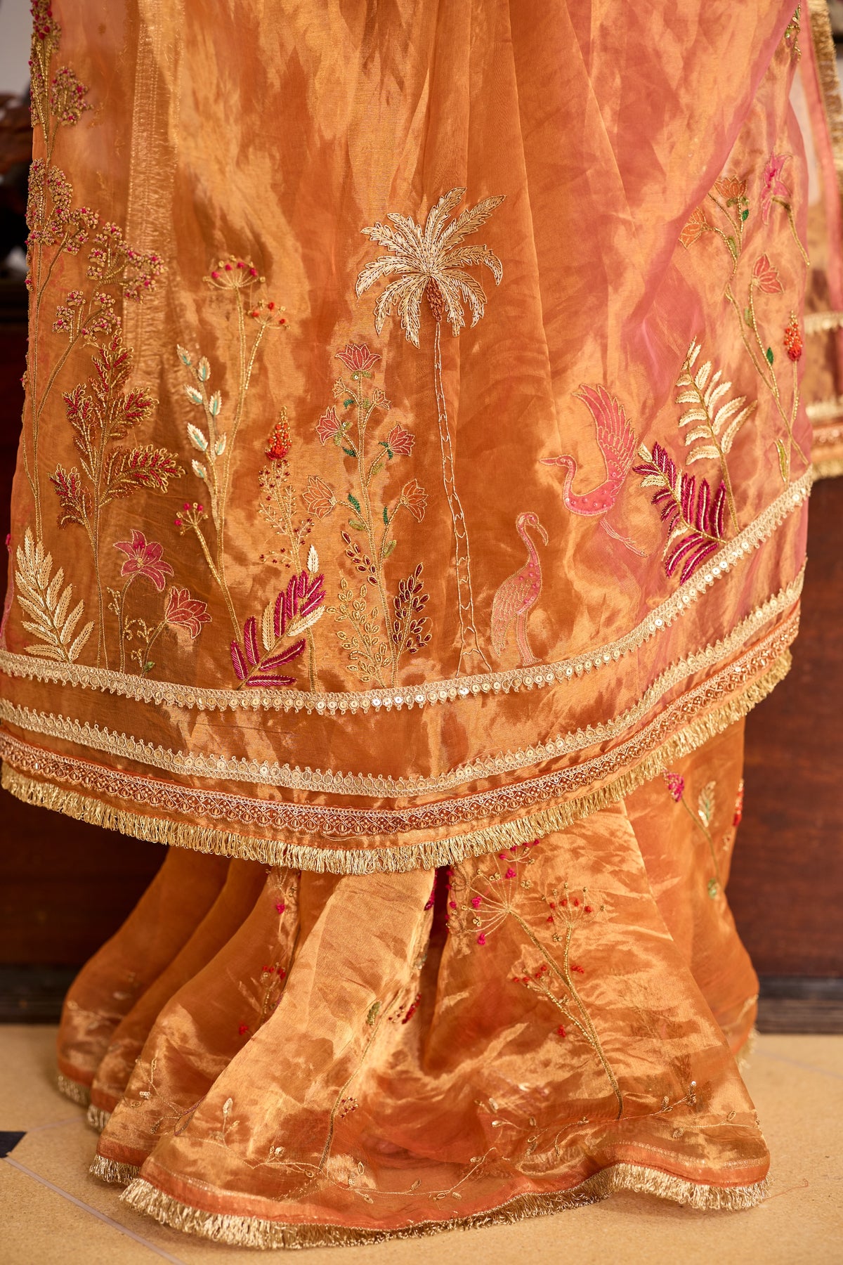 Suman Silk Tissue Sari