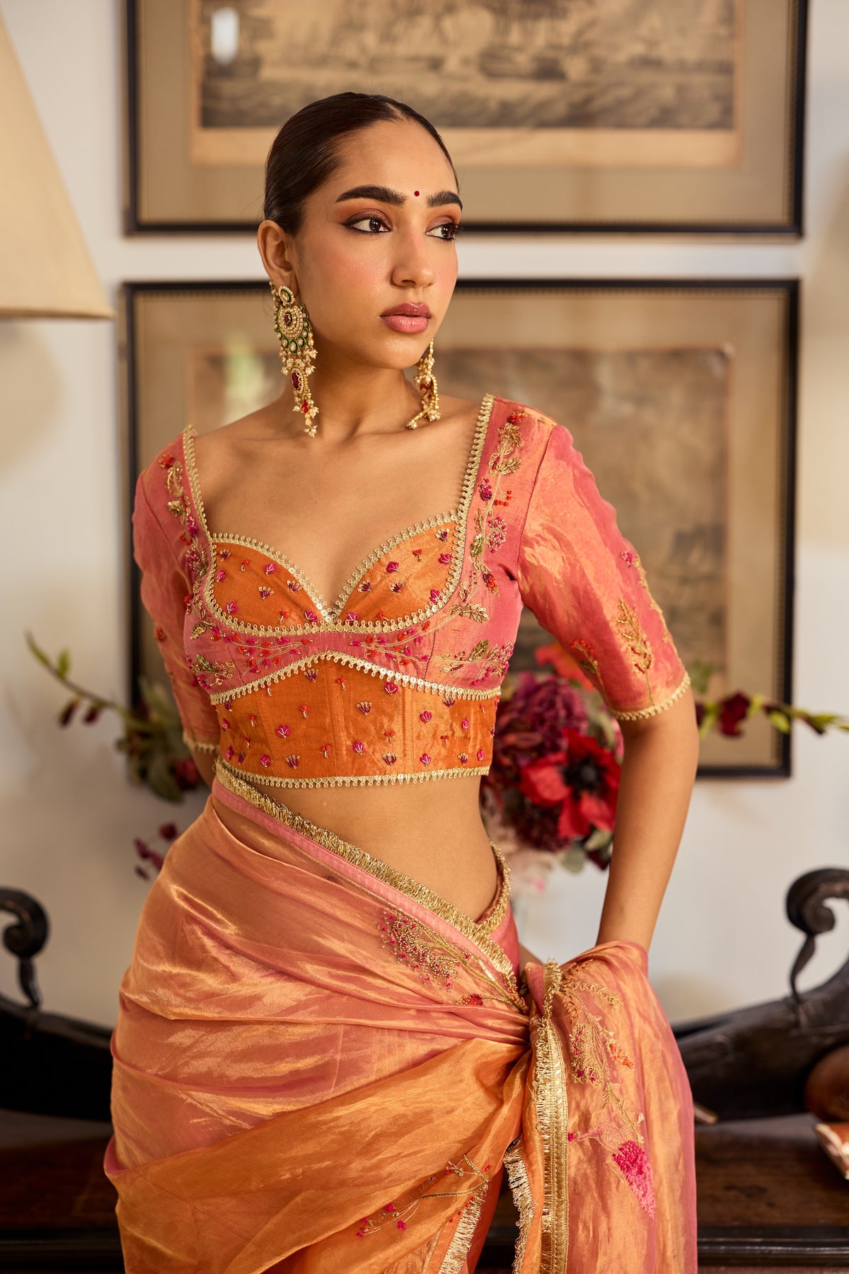 Suman Silk Tissue Blouse
