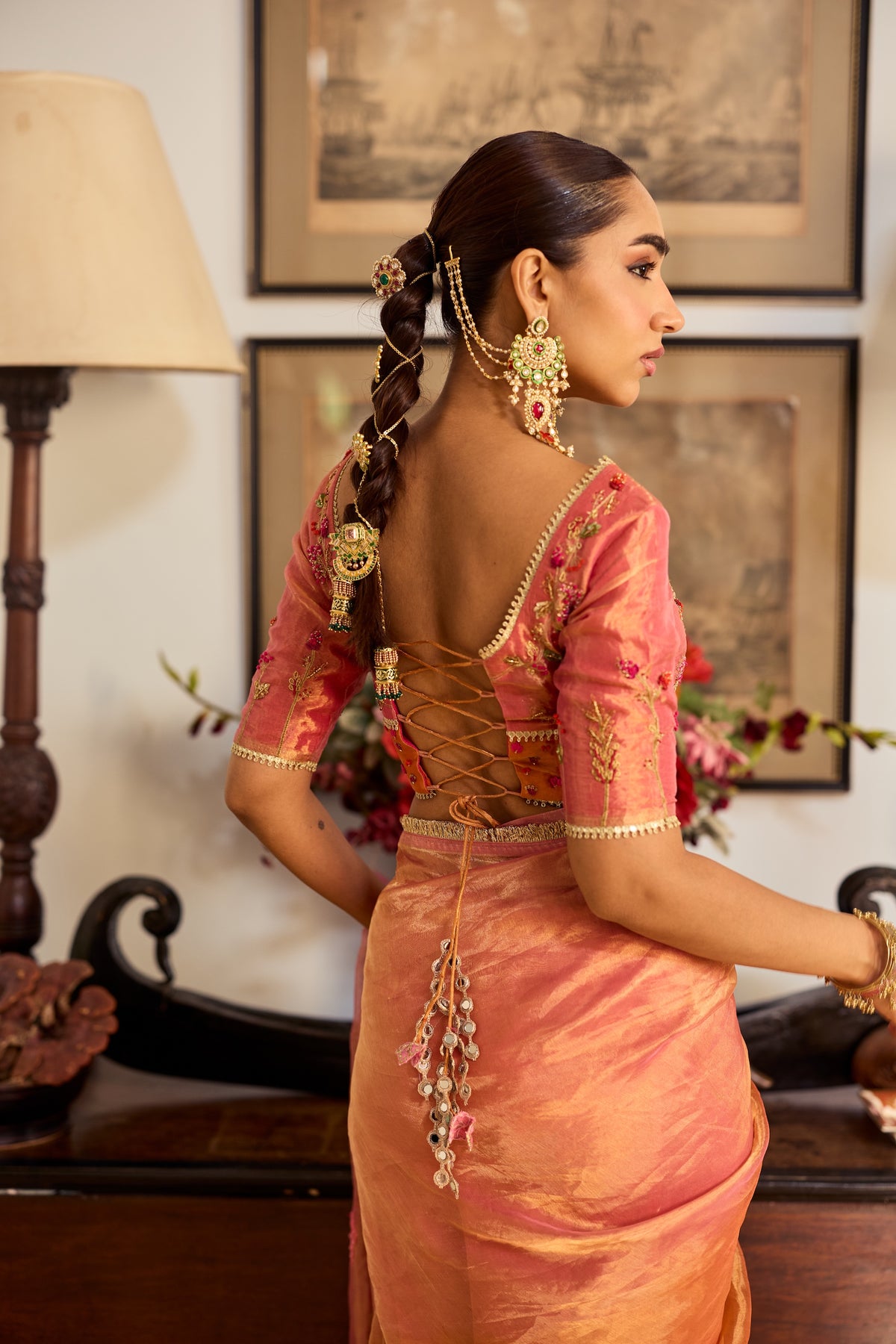 Suman Silk Tissue Blouse