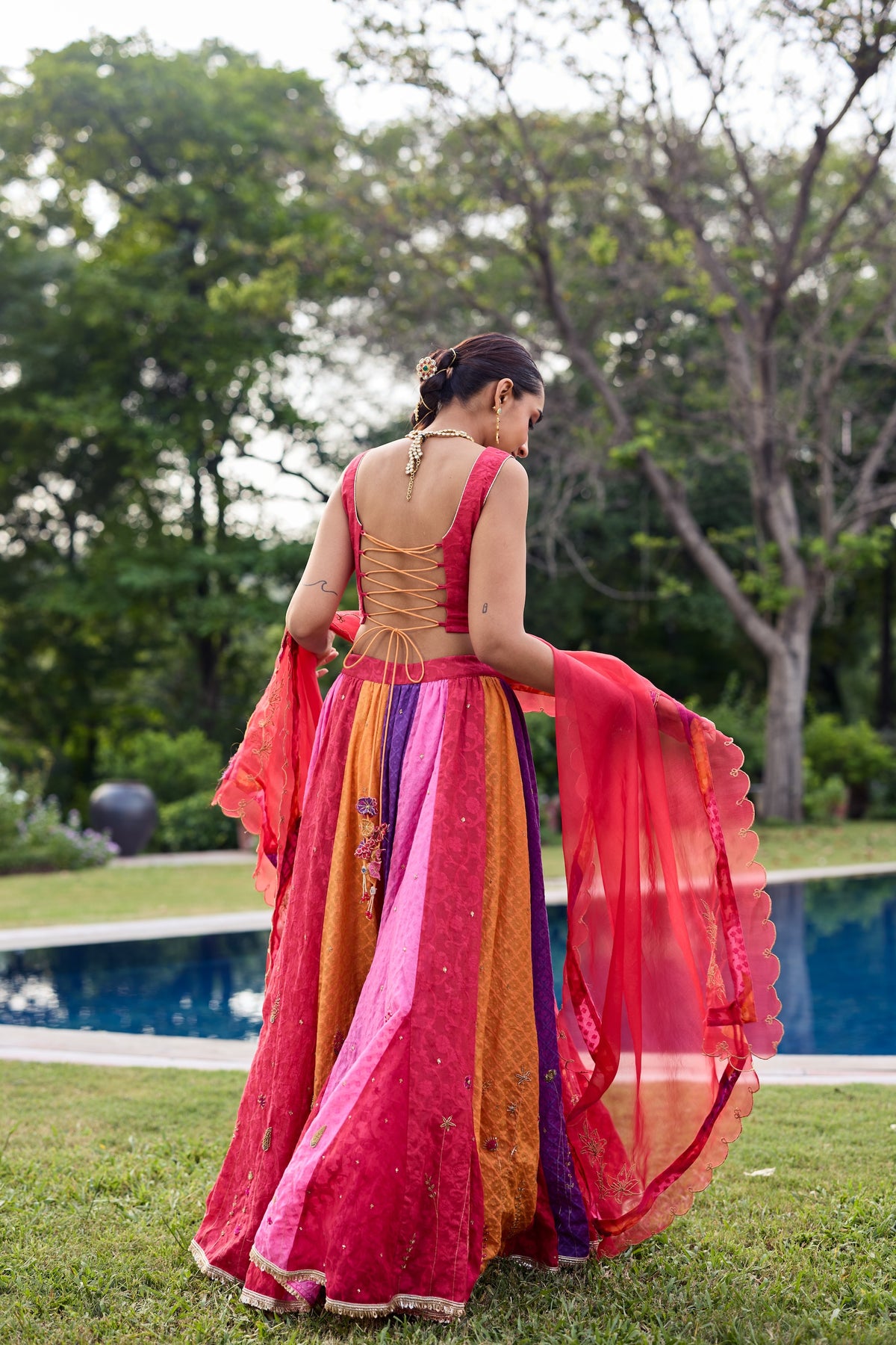 Ravya Multicoloured Lehenga Set
