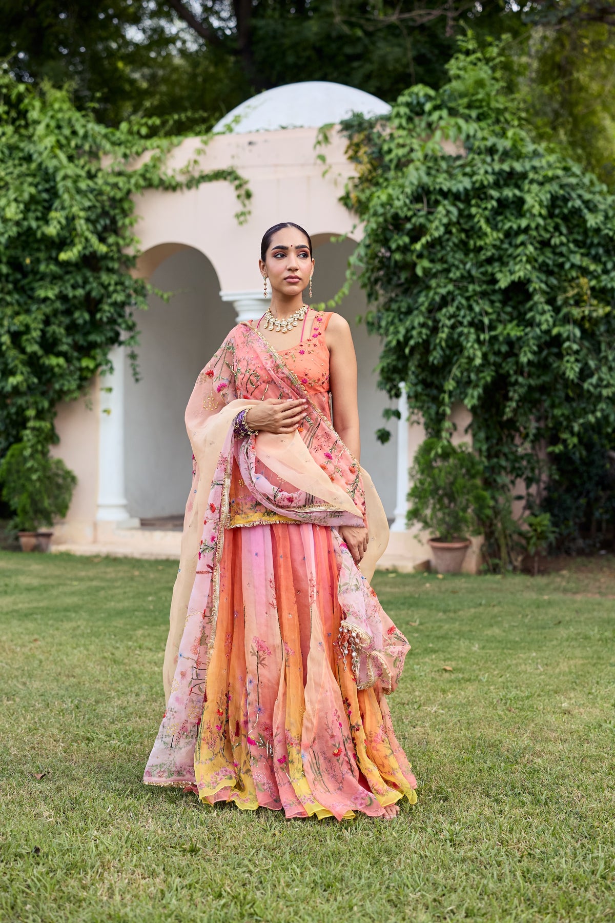 Sana Silk Organza Lehenga Set