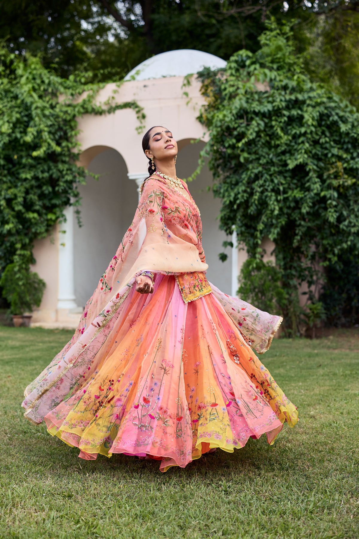 Sana Silk Organza Lehenga Set