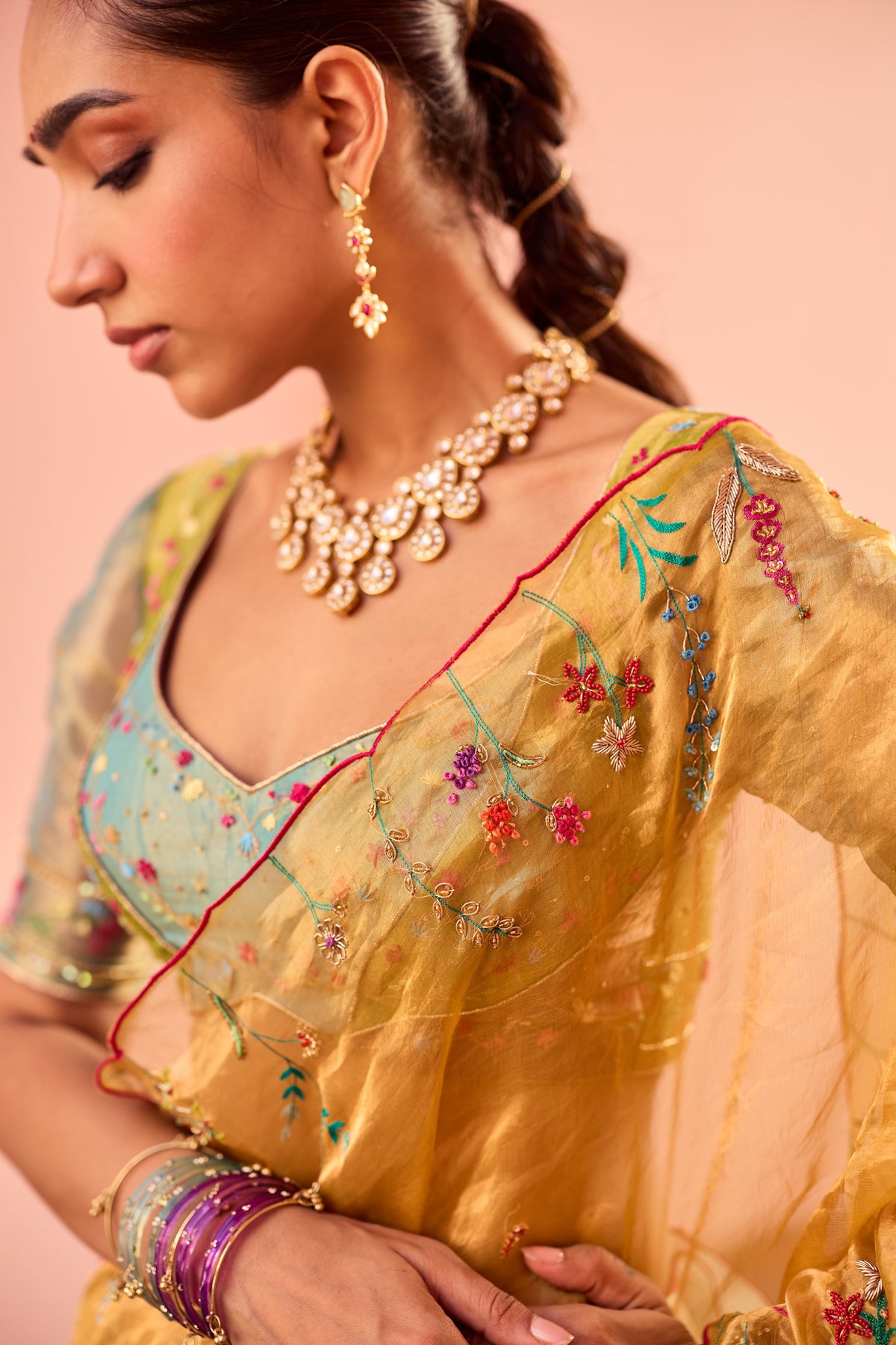 Amira Silk Tissue Sari